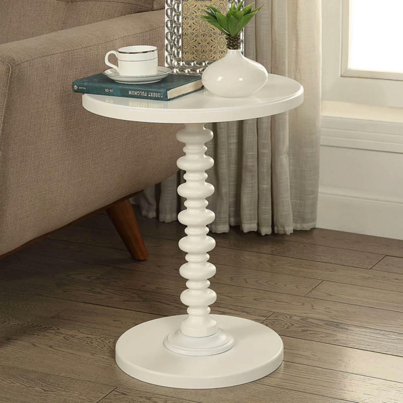 Brand new ✨ Acme Furniture Round End Tables & Side Tables ACME Acton Side Table ✨ - Image 4