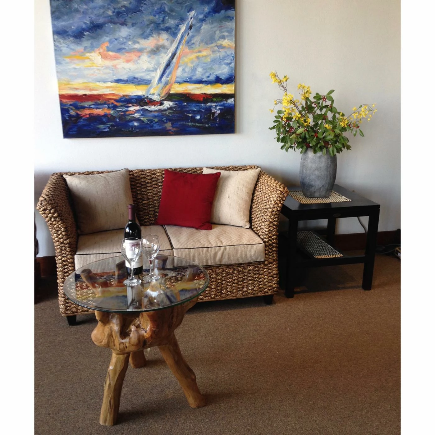 Coupon π Square End Tables & Side Tables Chic Teak Java Side Table π - Image 4