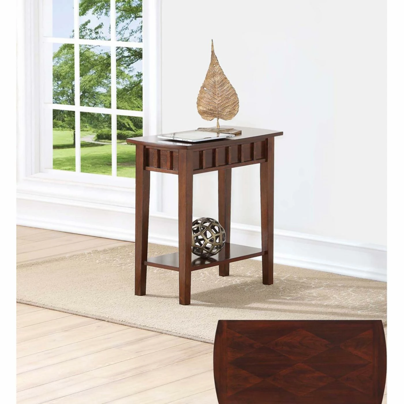 Outlet ๐ Rectangle End Tables & Side Tables Convenience Concepts Dennis End Table ๐ - Image 4