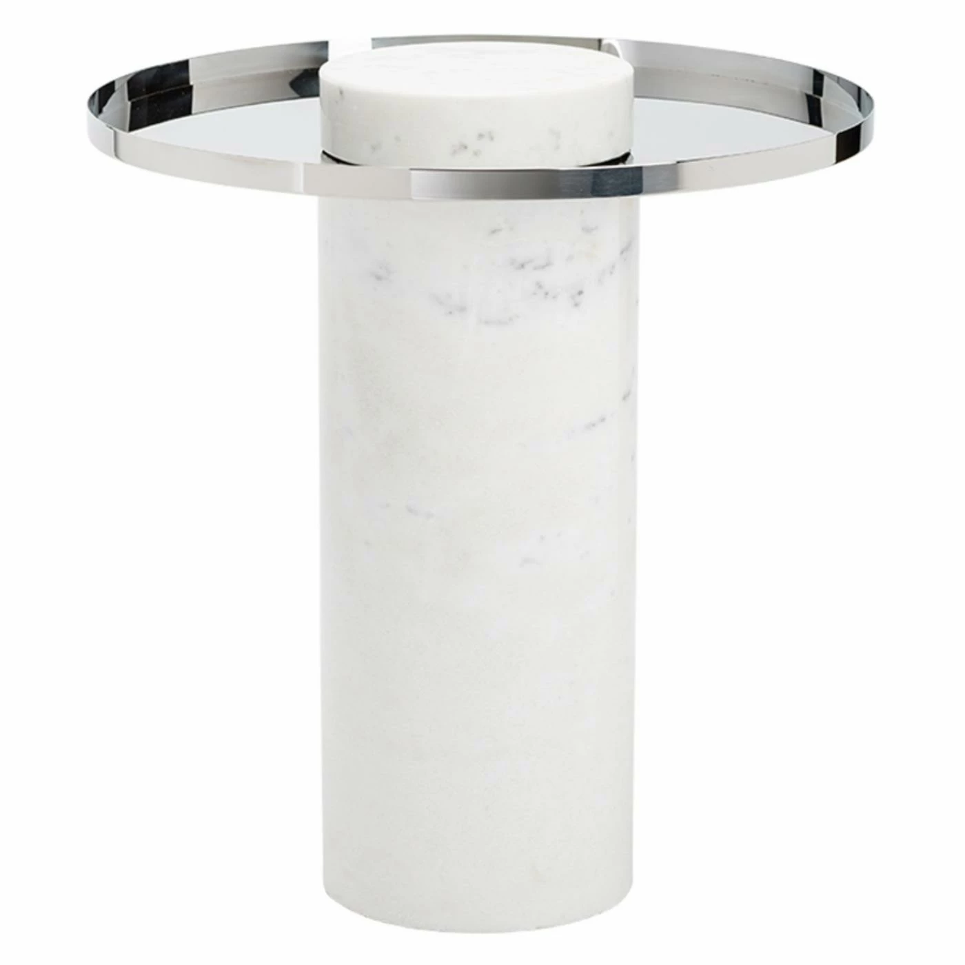 Hot Sale 😉 Round End Tables & Side Tables Nuevo Pillar Adjustable End Table 🔔 - Image 4