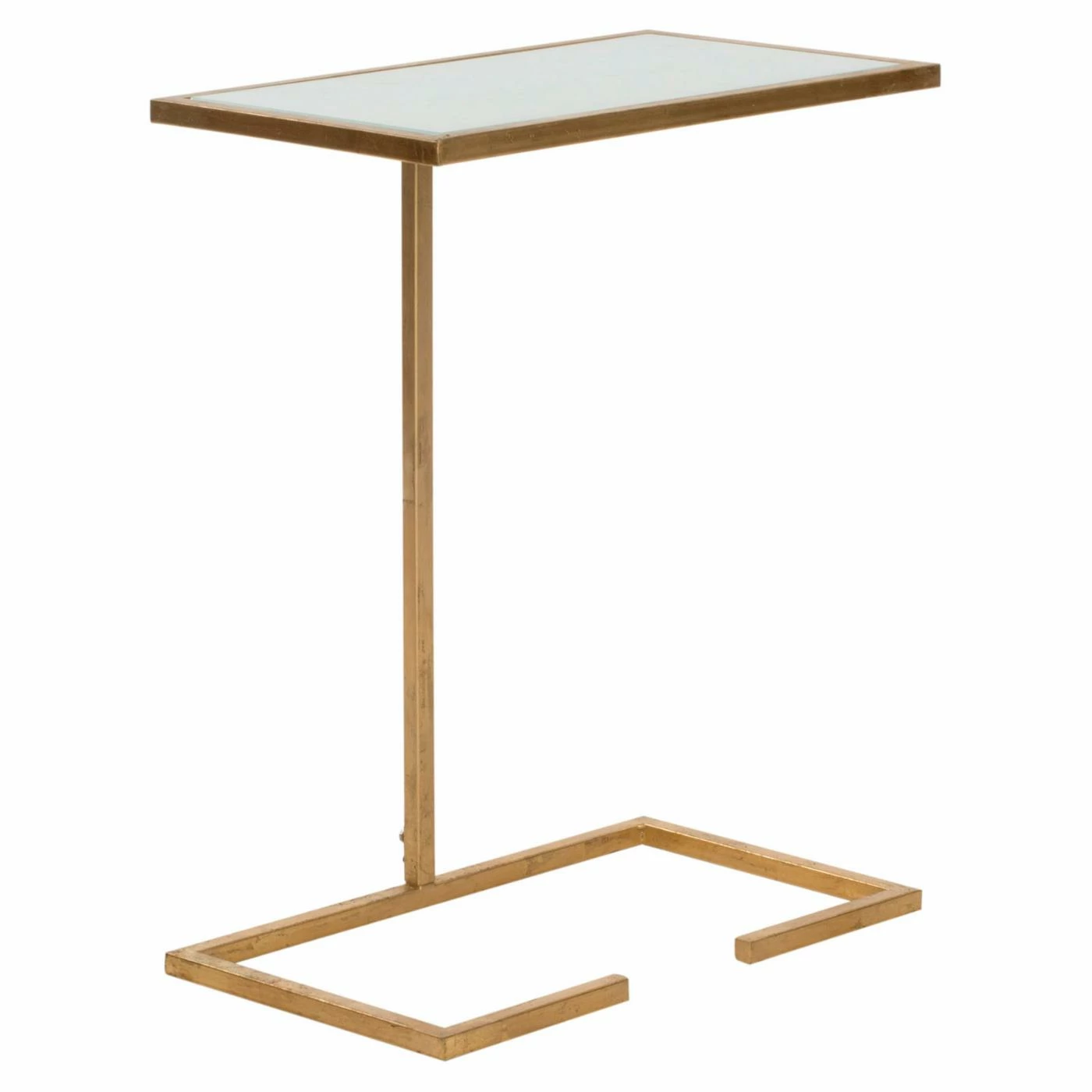 Buy ⌛ Rectangle End Tables & Side Tables Safavieh Neil Accent Table - Gold ⌛ - Image 4