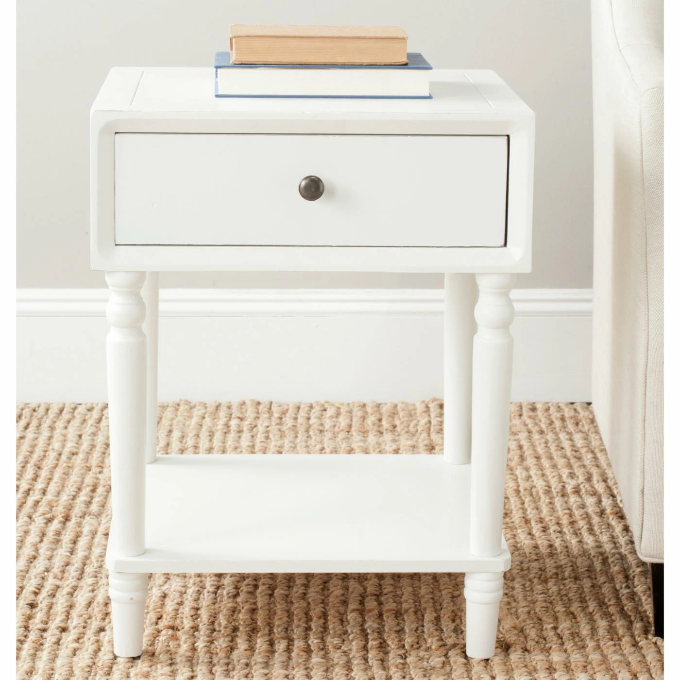 Outlet π Rectangle End Tables & Side Tables Safavieh Siobhan Storage Side Table π - Image 4