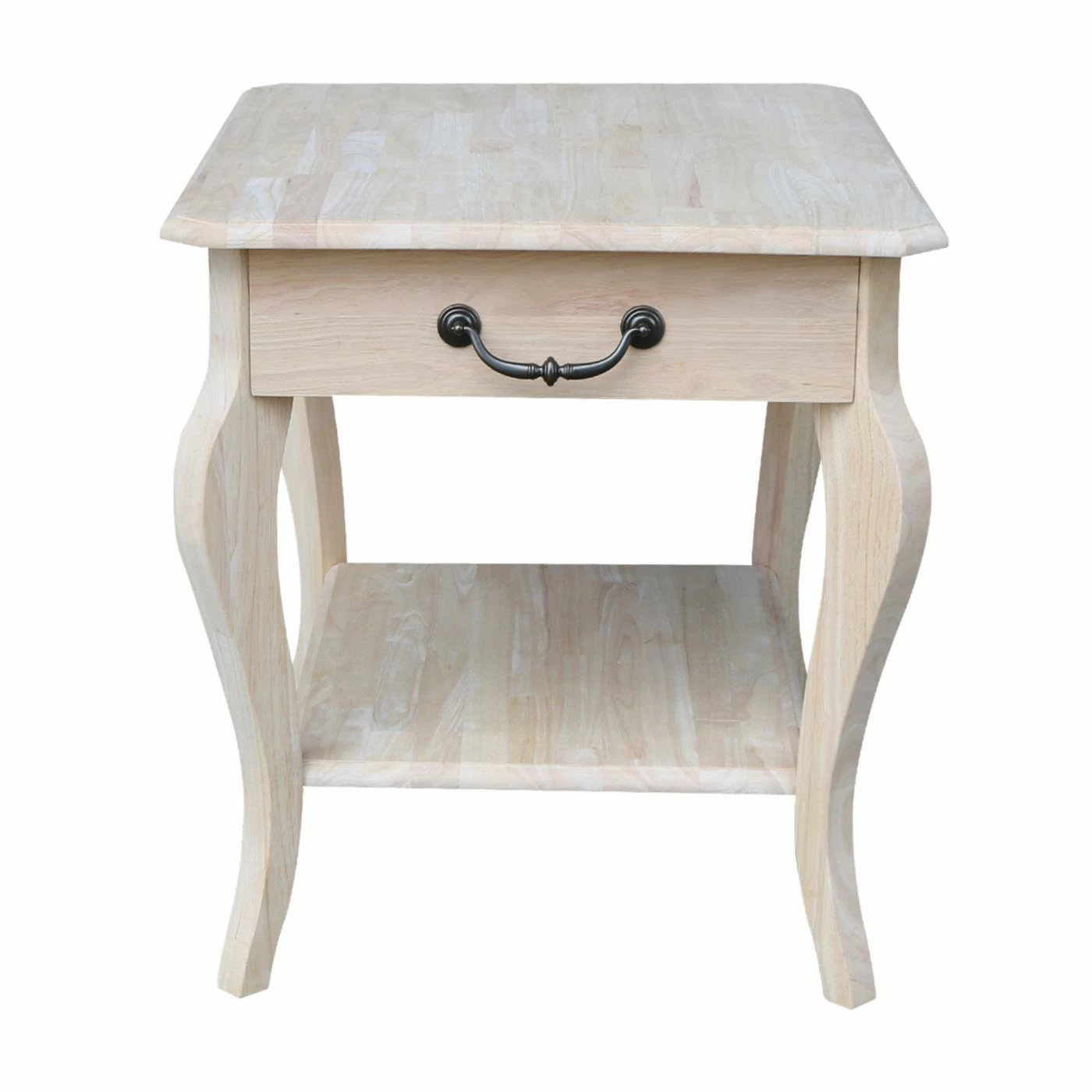 Deals βοΈ Rectangle End Tables & Side Tables International Concepts Cambria End Table - Unfinished π - Image 3