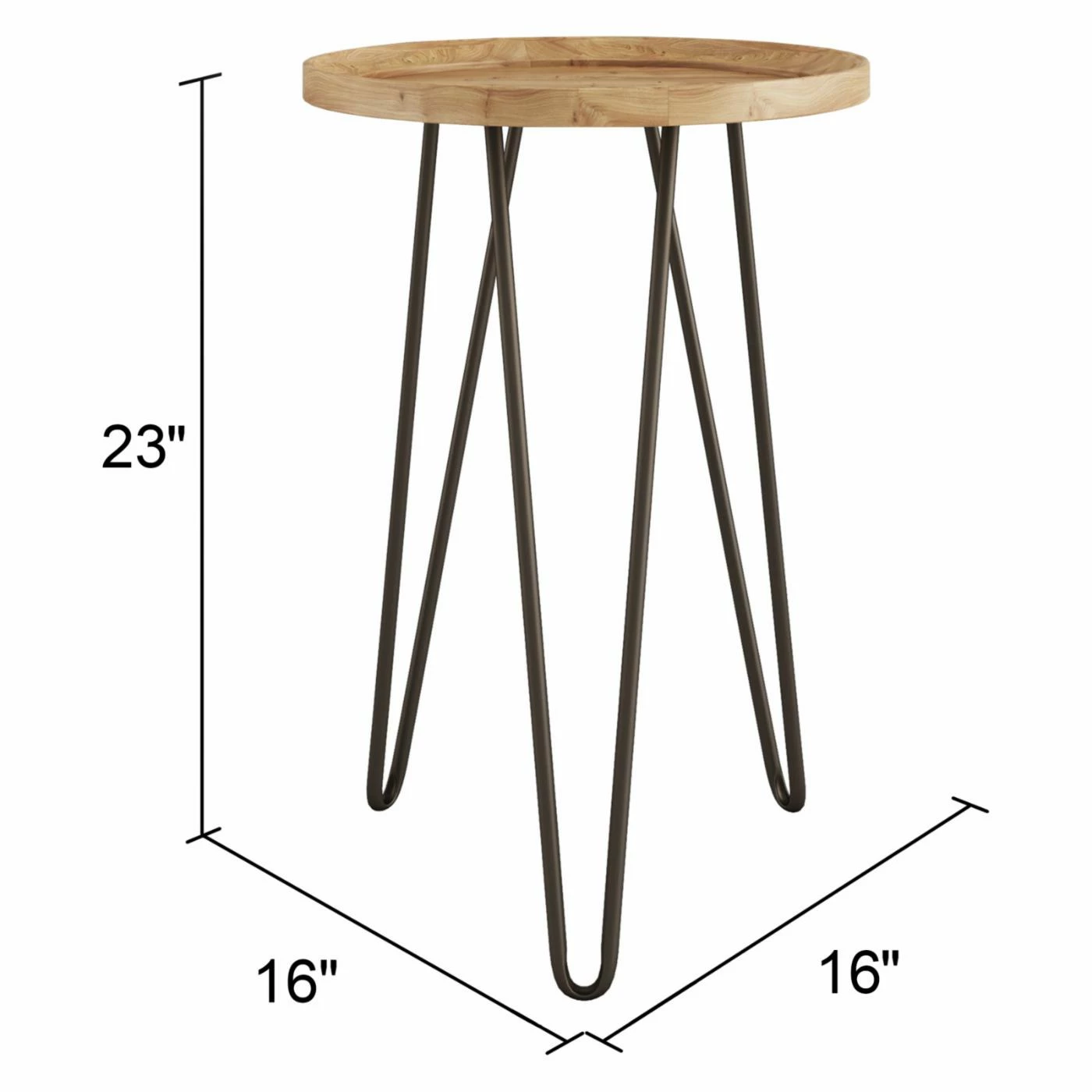 Cheap ๐ Round End Tables & Side Tables Aspire Home Accents Alper End Table ๐งจ - Image 6
