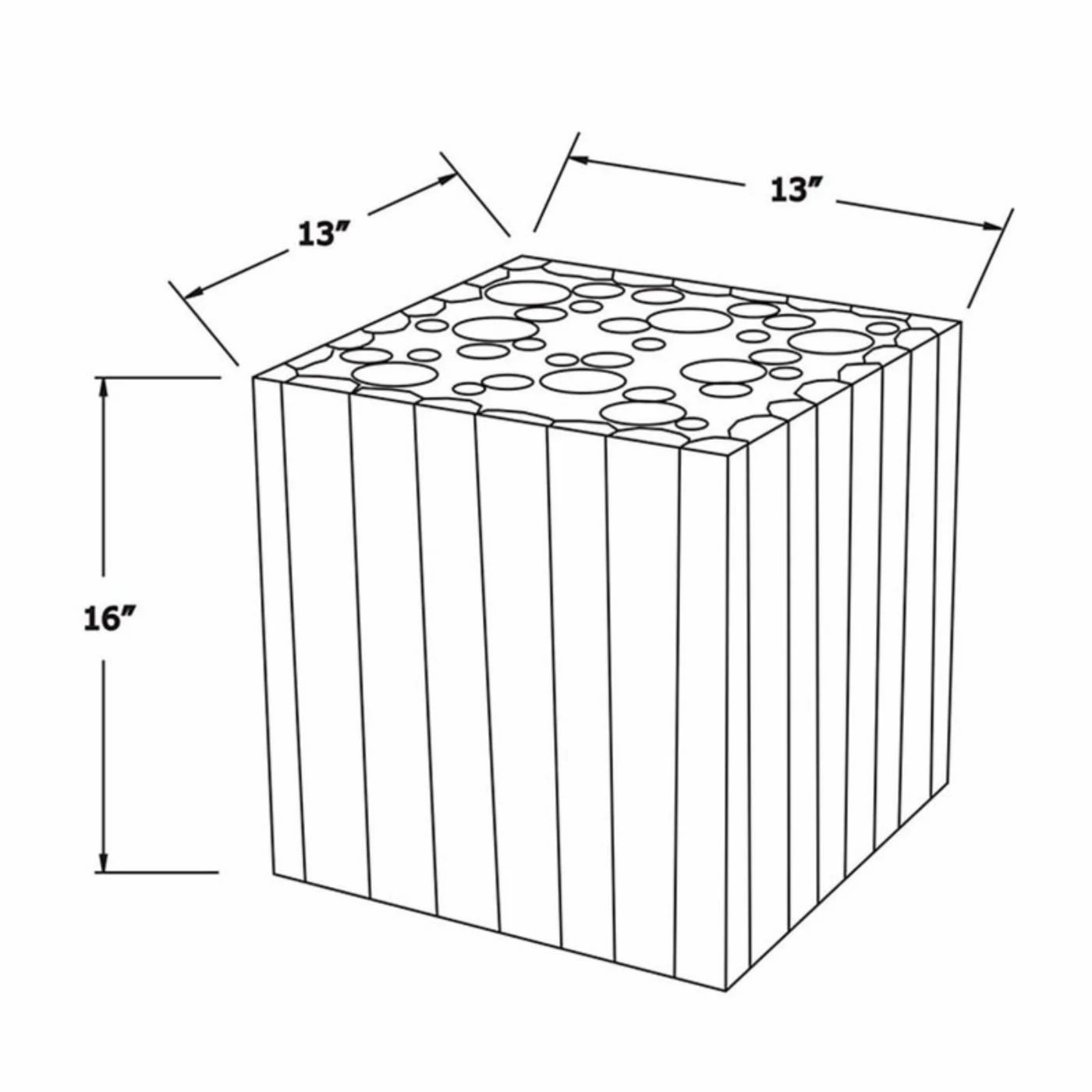 Discount ๐งจ Square End Tables & Side Tables East At Main Merrill Teakwood Square Accent Table โญ - Image 6