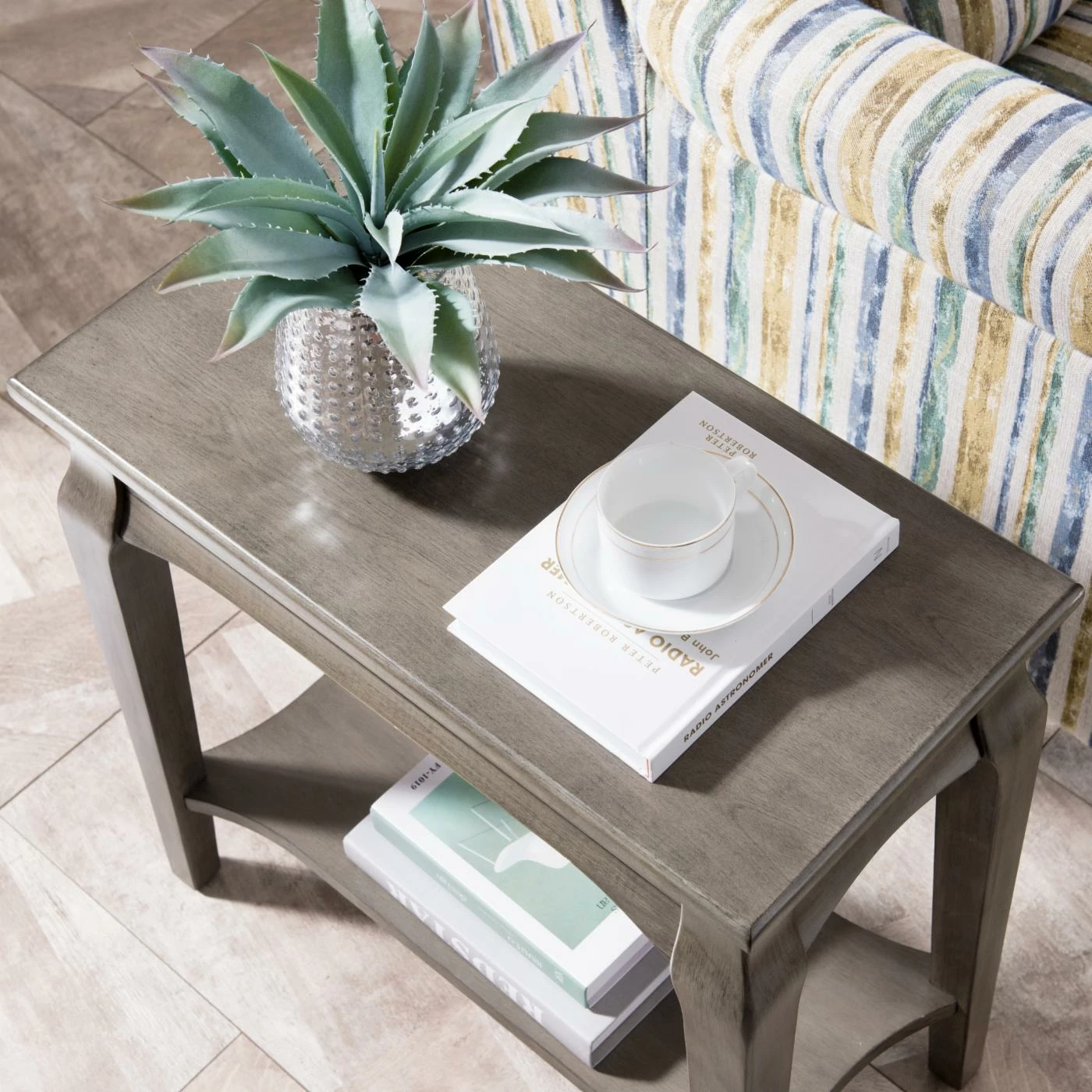 Best deal π₯ Rectangle End Tables & Side Tables Leick Home Stratus Narrow Chairside End Table π - Image 6