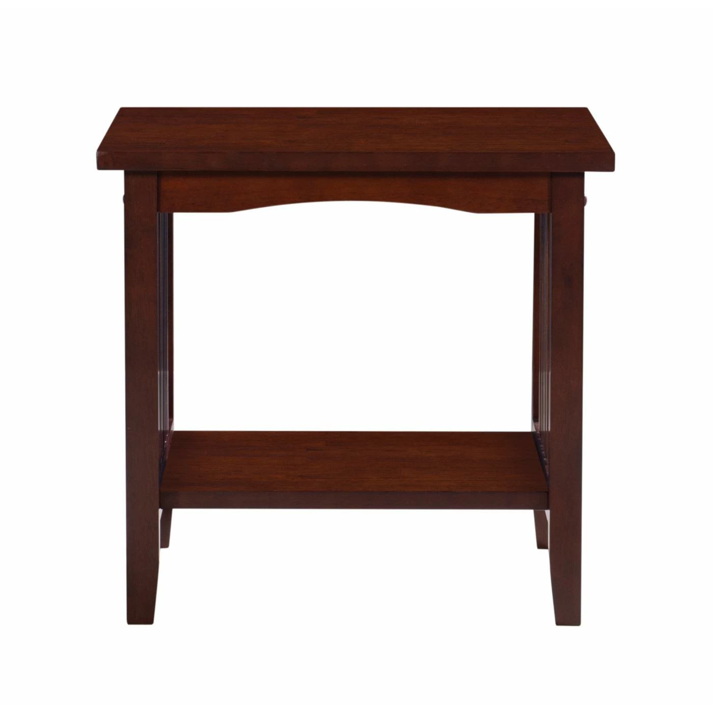 Flash Sale π Square End Tables & Side Tables Linon Finn Square End Table With Shelf - Espresso π - Image 6