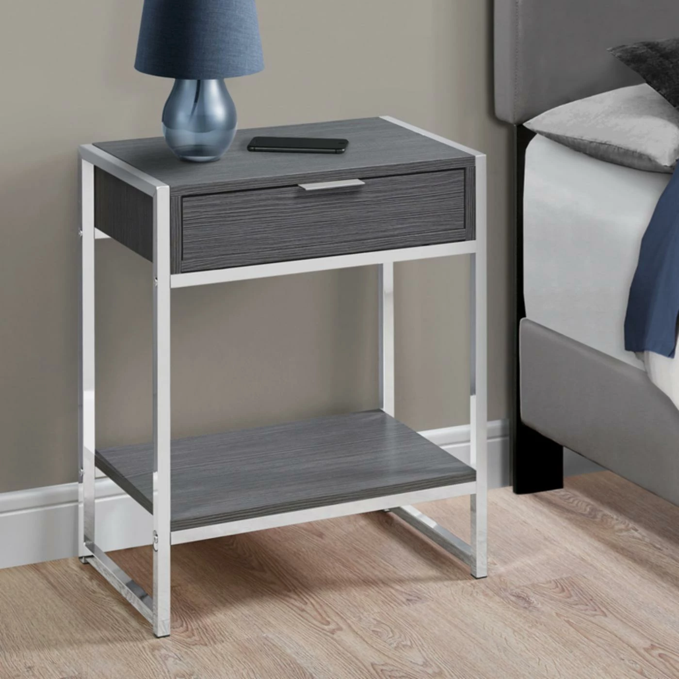 Promo π₯ Rectangle End Tables & Side Tables Monarch Specialties Single Drawer End Table With Shelf π€© - Image 6