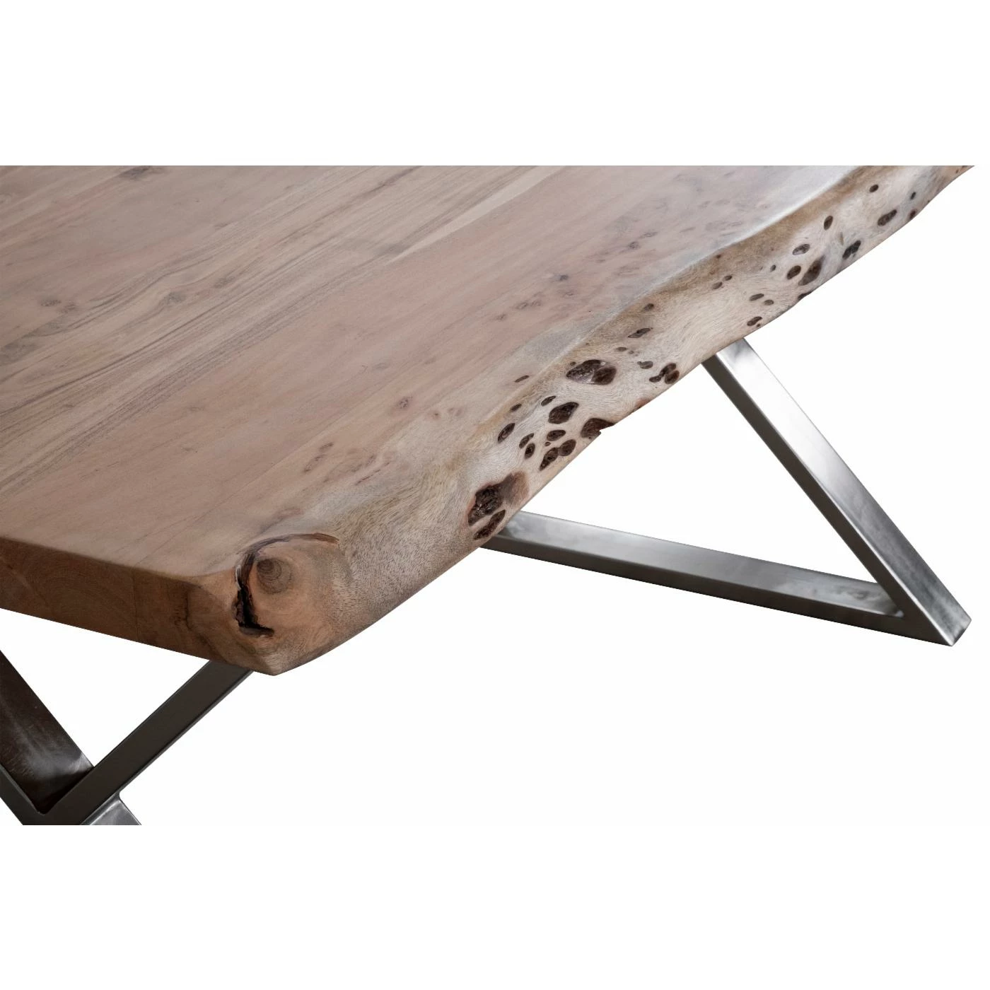 Hot Sale π Round End Tables & Side Tables Primo International Sawyer Reclaimed Wood & Iron End Table β€οΈ - Image 6