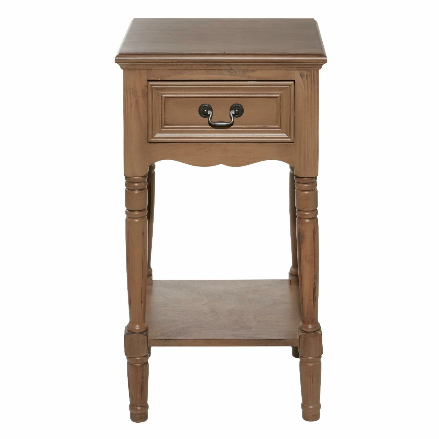 Discount βοΈ Square End Tables & Side Tables DecMode Wood Accent Table With Drawer π - Image 6
