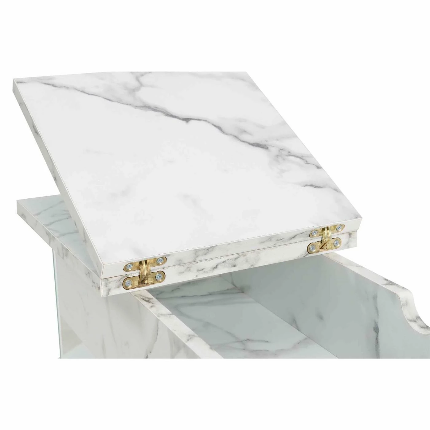 Buy โจ Rectangle End Tables & Side Tables Convenience Concepts SoHo Flip Top End Table With Charging Station ๐งจ - Image 7