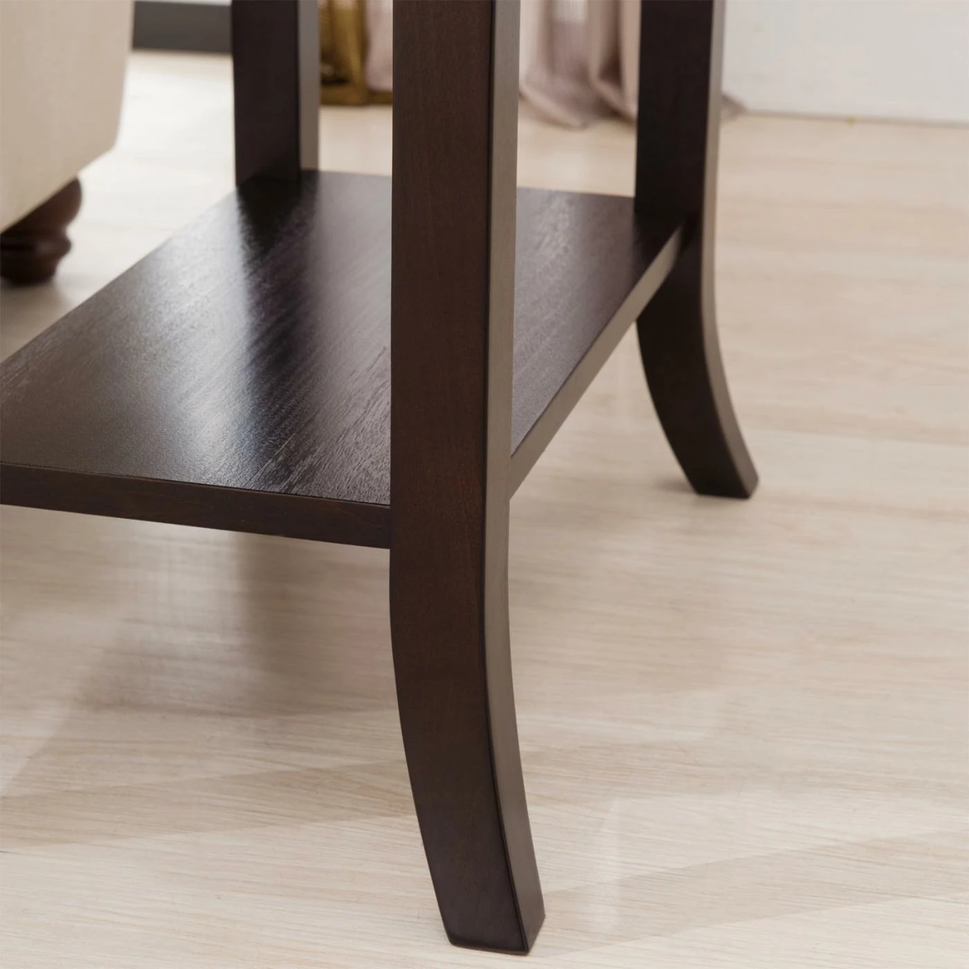 Best reviews of 𧨠Rectangle End Tables & Side Tables Leick Home Tray Edge End Table π - Image 5