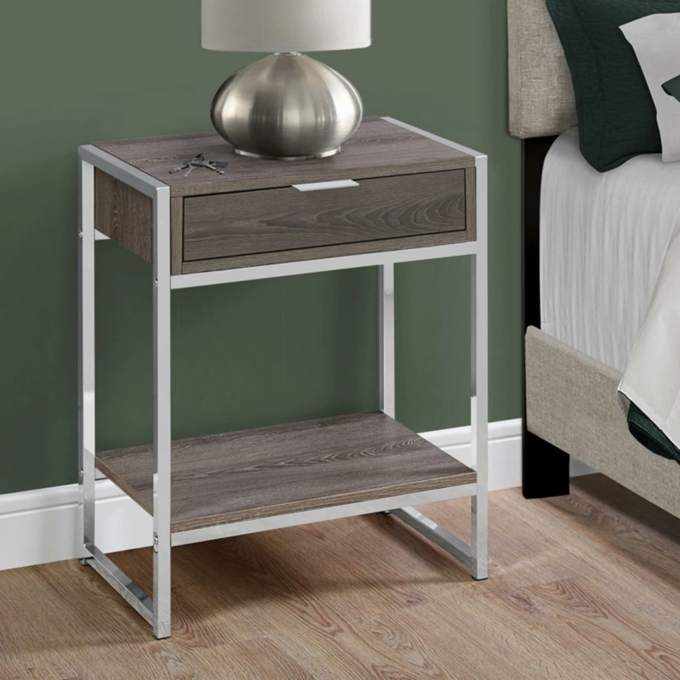 Promo π₯ Rectangle End Tables & Side Tables Monarch Specialties Single Drawer End Table With Shelf π€© - Image 7