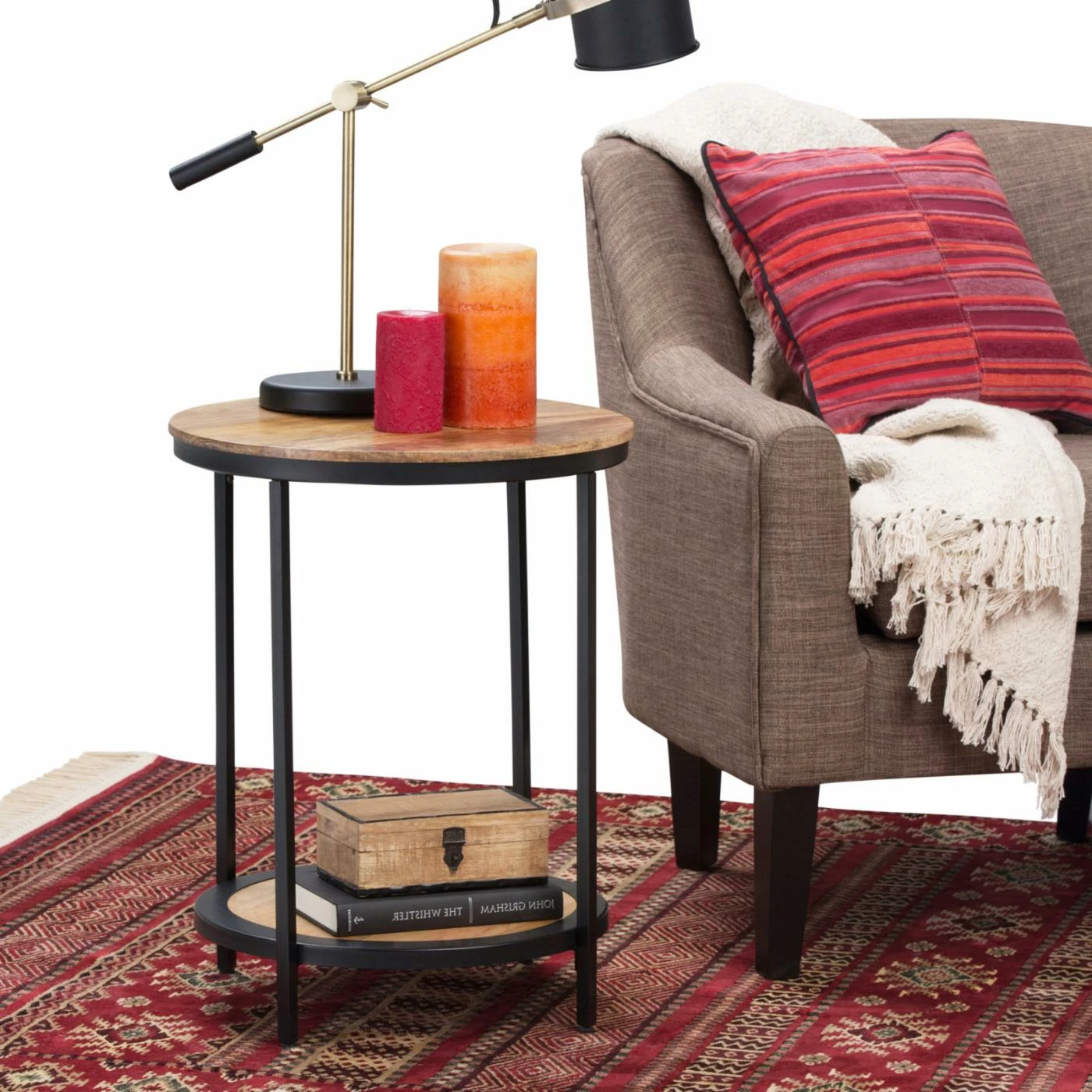 Flash Sale π Brooklyn & Max Round End Tables & Side Tables Brooklyn + Max Berman Round Accent Side Table π - Image 7