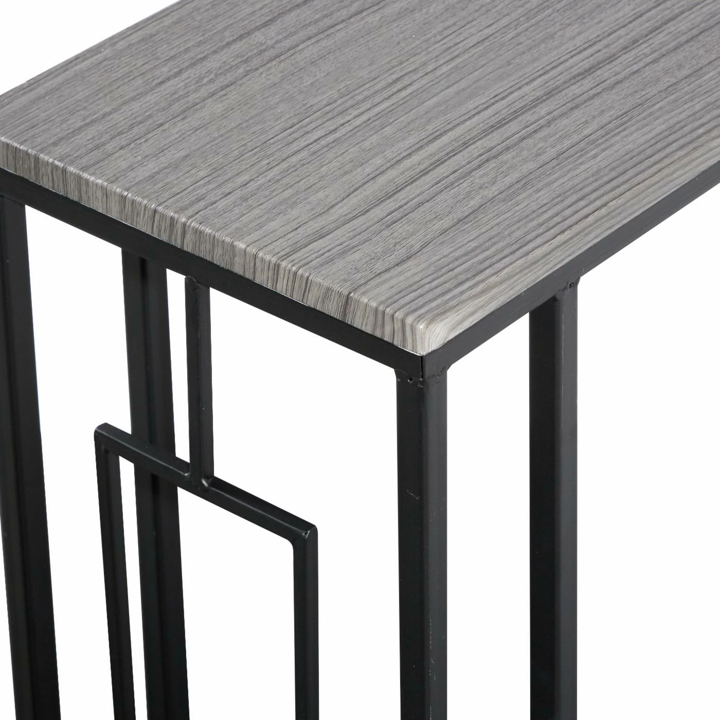 Discount 👍 Rectangle End Tables & Side Tables DecMode Contemporary Rectangular Accent End Table 👍 - Image 7