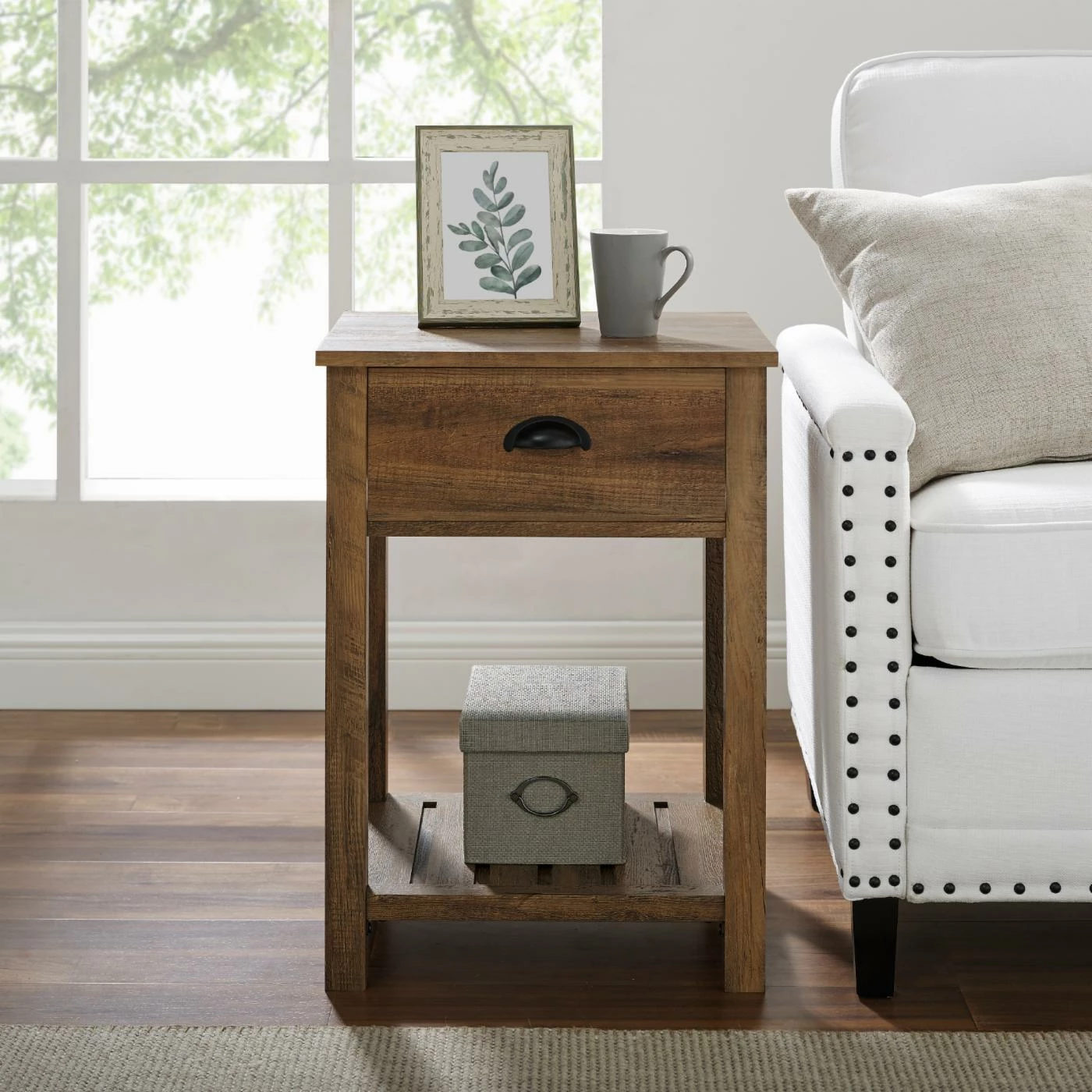 Coupon π― Rectangle End Tables & Side Tables Manor Park Country Single Drawer Side Table β - Image 7