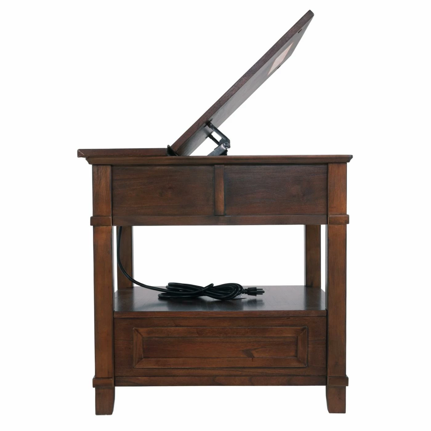 Budget ✔️ Rectangle End Tables & Side Tables Signature Design By Ashley Gately Brown Rectangular End Table ❤️ - Image 8