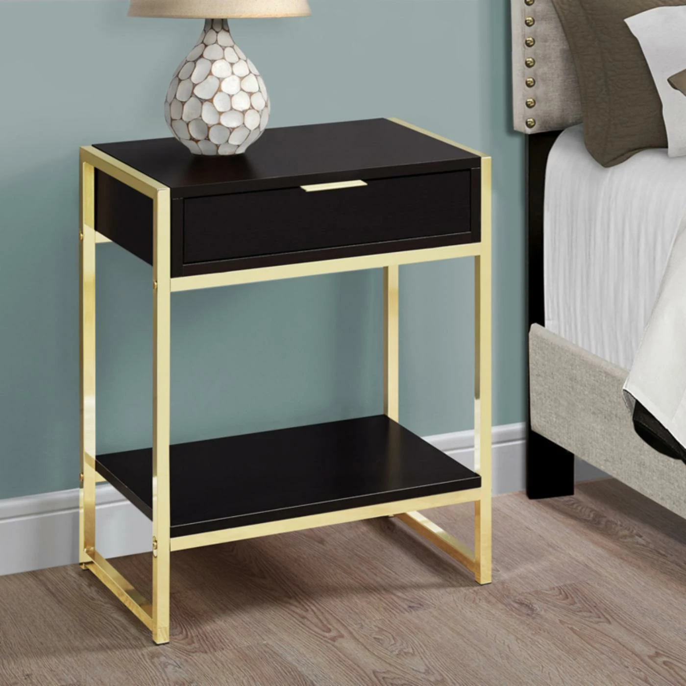 Promo π₯ Rectangle End Tables & Side Tables Monarch Specialties Single Drawer End Table With Shelf π€© - Image 8