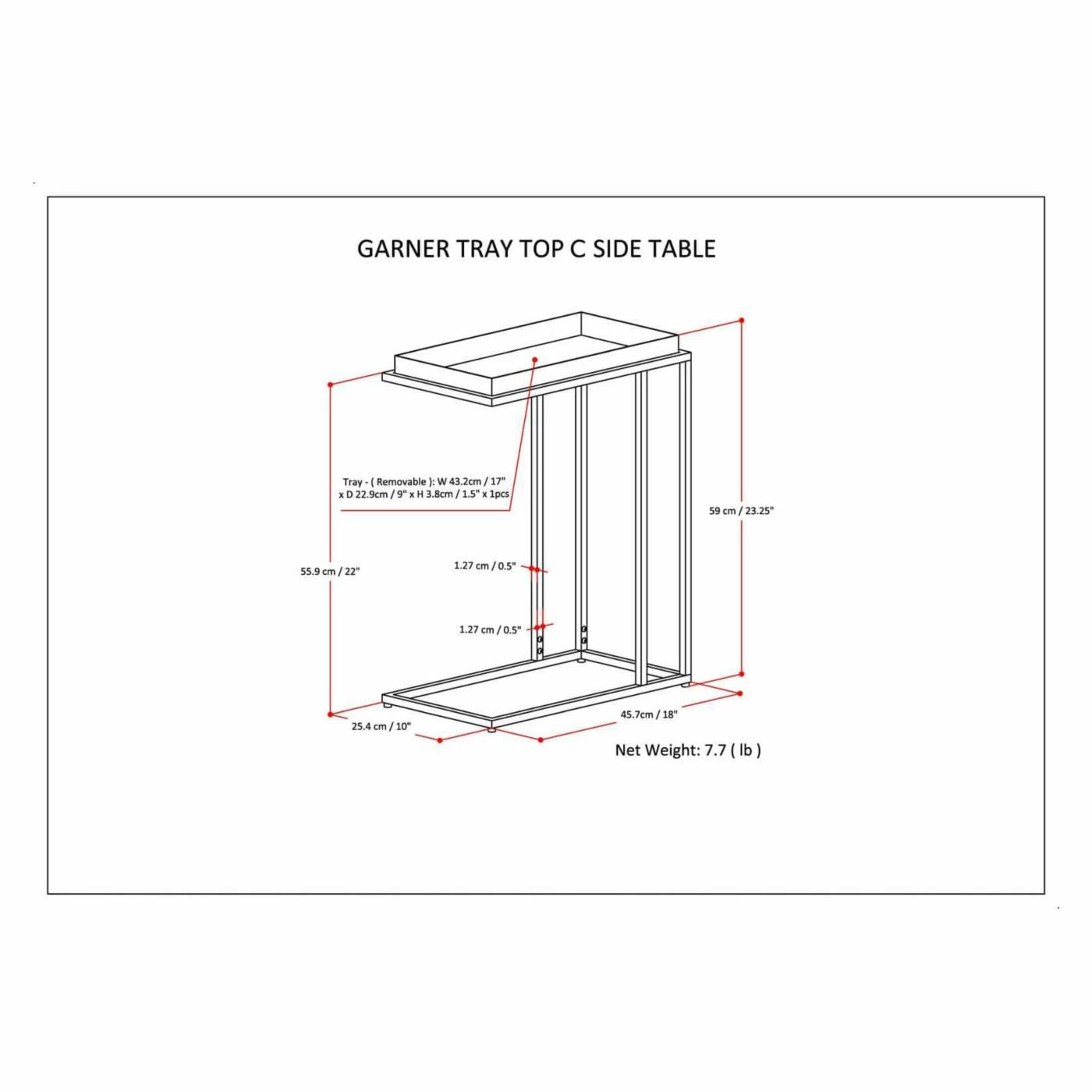 Cheapest π Brooklyn & Max Rectangle End Tables & Side Tables Brooklyn + Max Colden Tray Top C Side Table π - Image 7
