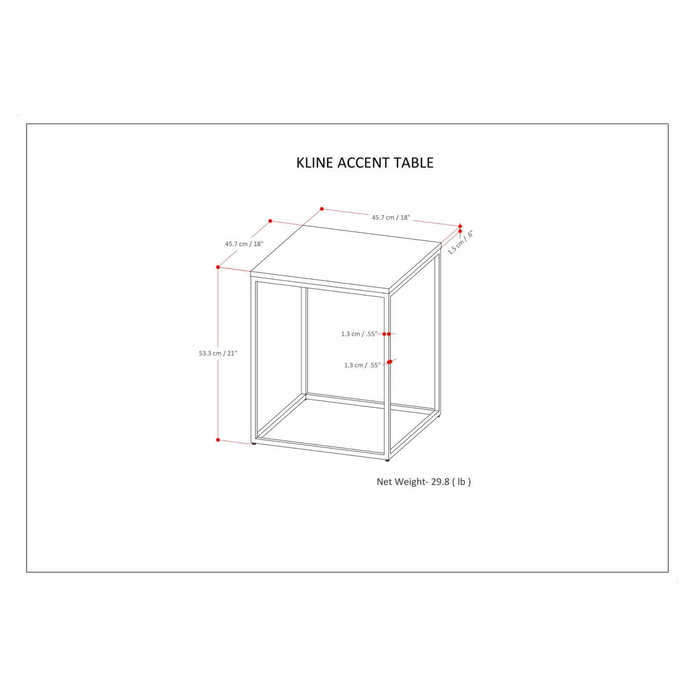 Promo β€οΈ Brooklyn & Max Square End Tables & Side Tables Brooklyn + Max Synder Accent Table π₯° - Image 7