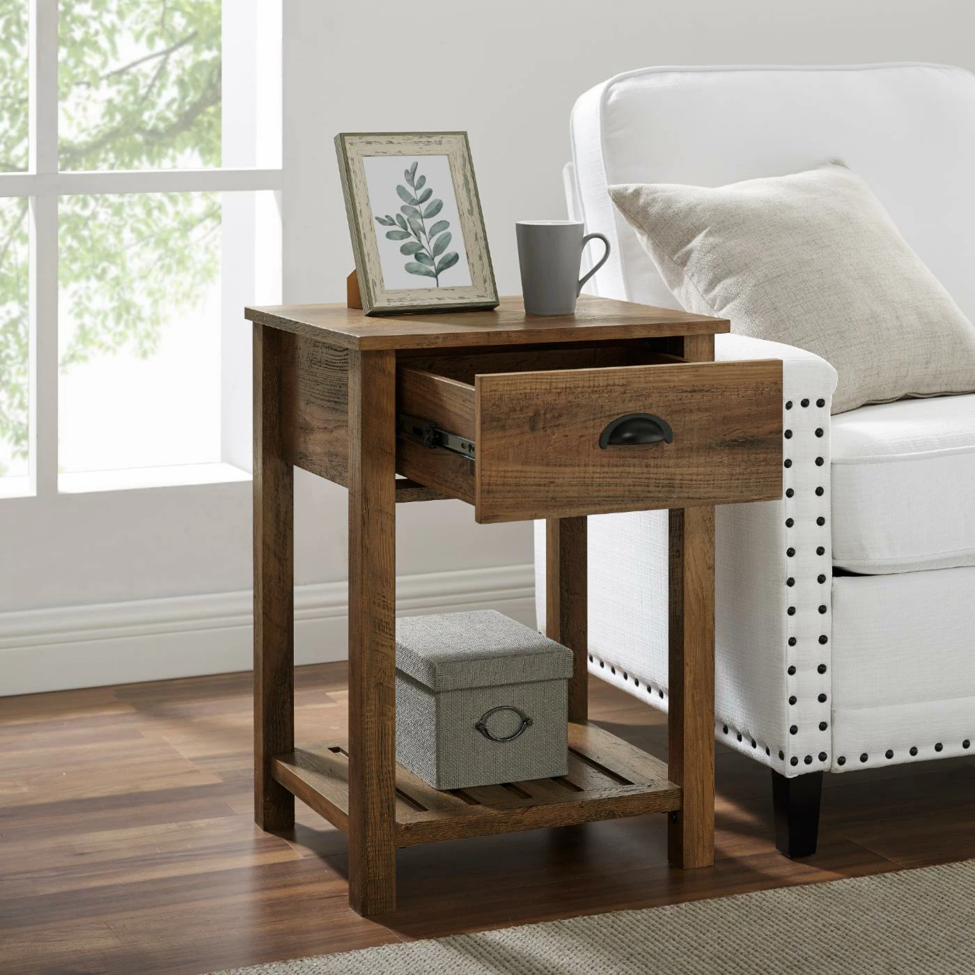 Coupon π― Rectangle End Tables & Side Tables Manor Park Country Single Drawer Side Table β - Image 8