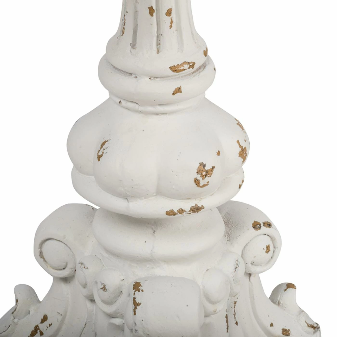 Discount 💯 A & B Home Round End Tables & Side Tables A & B Home Antique White Round Pedestal Side Table 💯 - Image 9