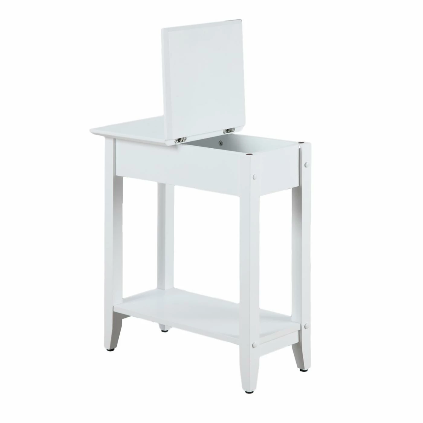 Outlet โญ Rectangle End Tables & Side Tables Convenience Concepts American Heritage Rectangle Wood End Table With Flip Top And Shelf ๐ - Image 9