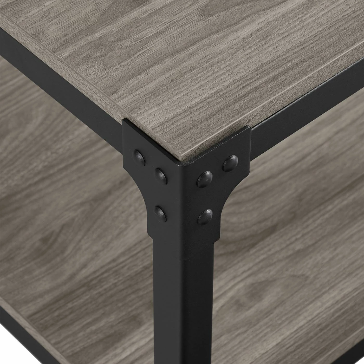 Promo βοΈ Square End Tables & Side Tables Manor Park Rustic Wood End Table - Set Of 2 π - Image 9