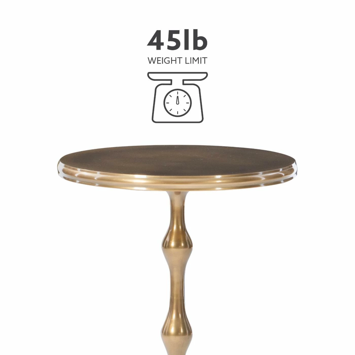 Top 10 β Round End Tables & Side Tables Powell Malone Round Side Table - Gold π - Image 10