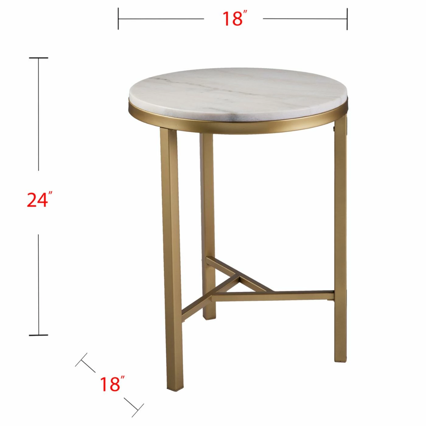 New π Round End Tables & Side Tables Southern Enterprises Garza Side Table π₯ - Image 10