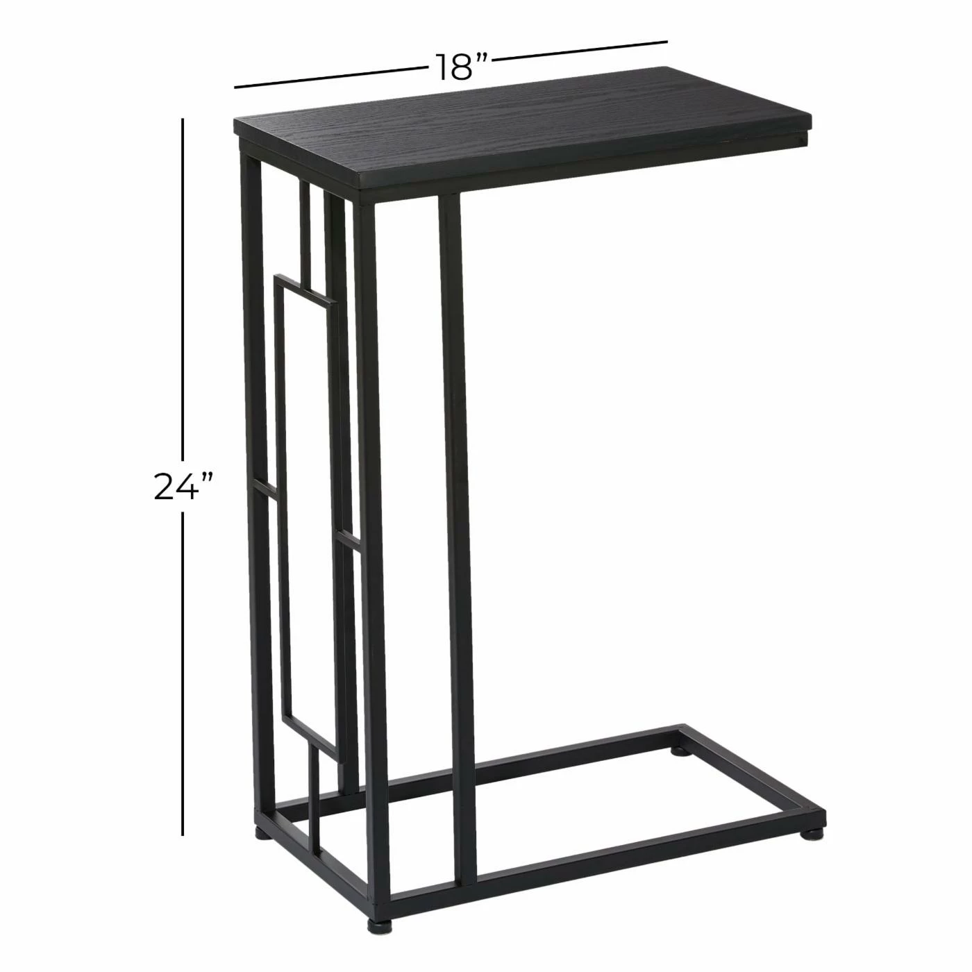 Discount 👍 Rectangle End Tables & Side Tables DecMode Contemporary Rectangular Accent End Table 👍 - Image 10