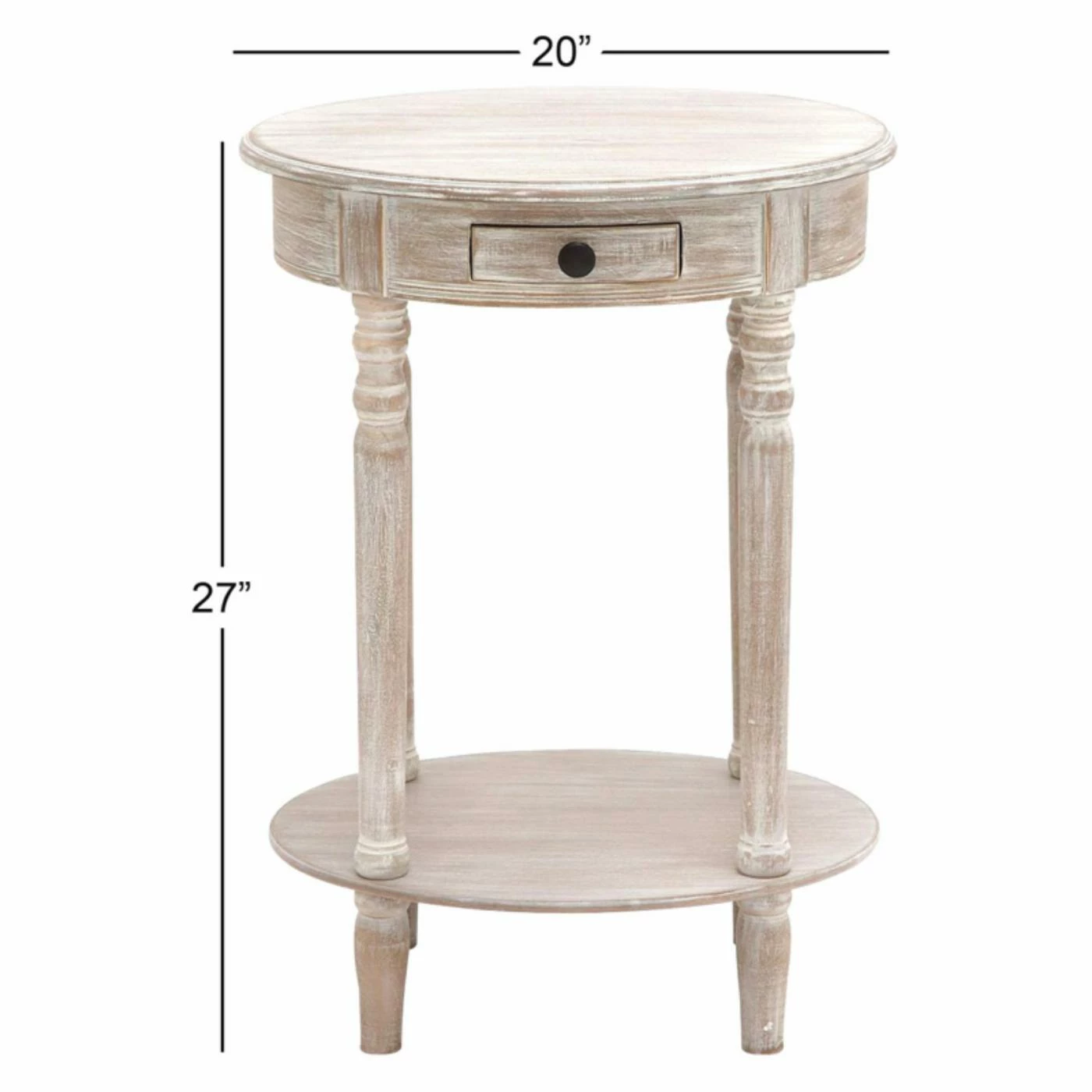 Best reviews of π Oval End Tables & Side Tables DecMode Wood Oval Accent Table π€© - Image 4