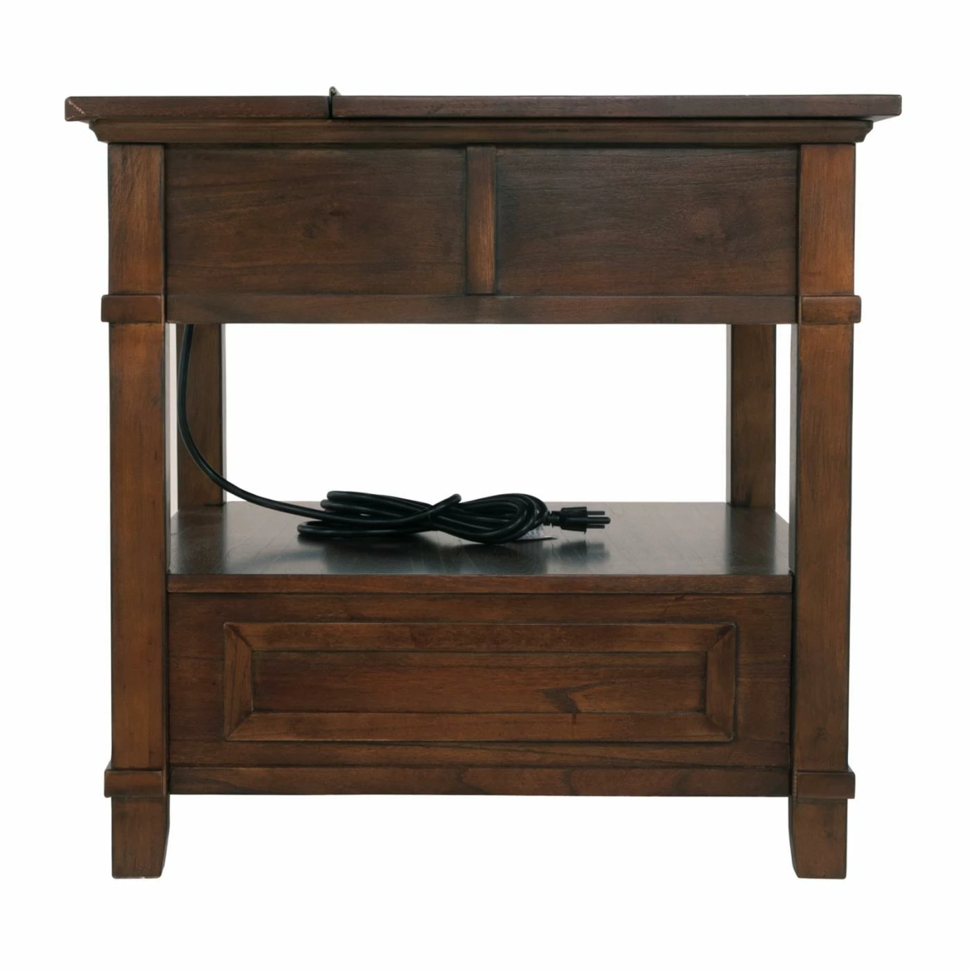 Budget ✔️ Rectangle End Tables & Side Tables Signature Design By Ashley Gately Brown Rectangular End Table ❤️ - Image 3