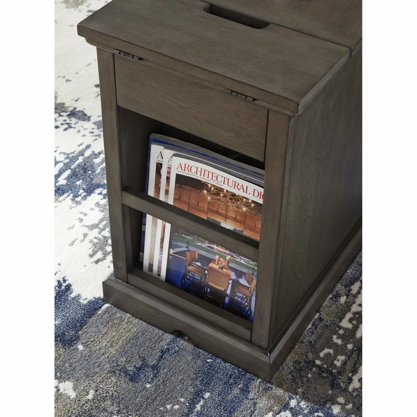 Budget ❤️ Rectangle End Tables & Side Tables Signature Design By Ashley Laflorn 24 In. Chair Side End Table 👏 - Image 3