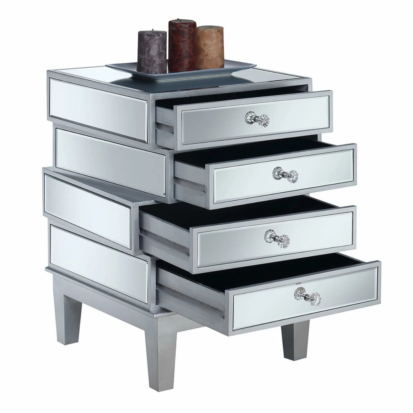 Discount π Rectangle End Tables & Side Tables Convenience Concepts Gold Coast J Daniels End Table βοΈ - Image 3