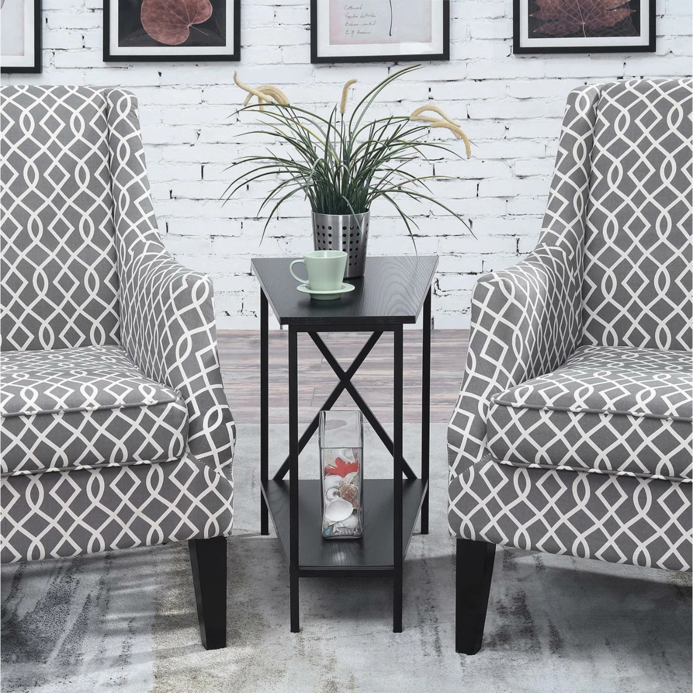 Budget ๐ Other Shapes - End Tables & Side Tables Convenience Concepts Tucson Wedge End Table ๐ - Image 3