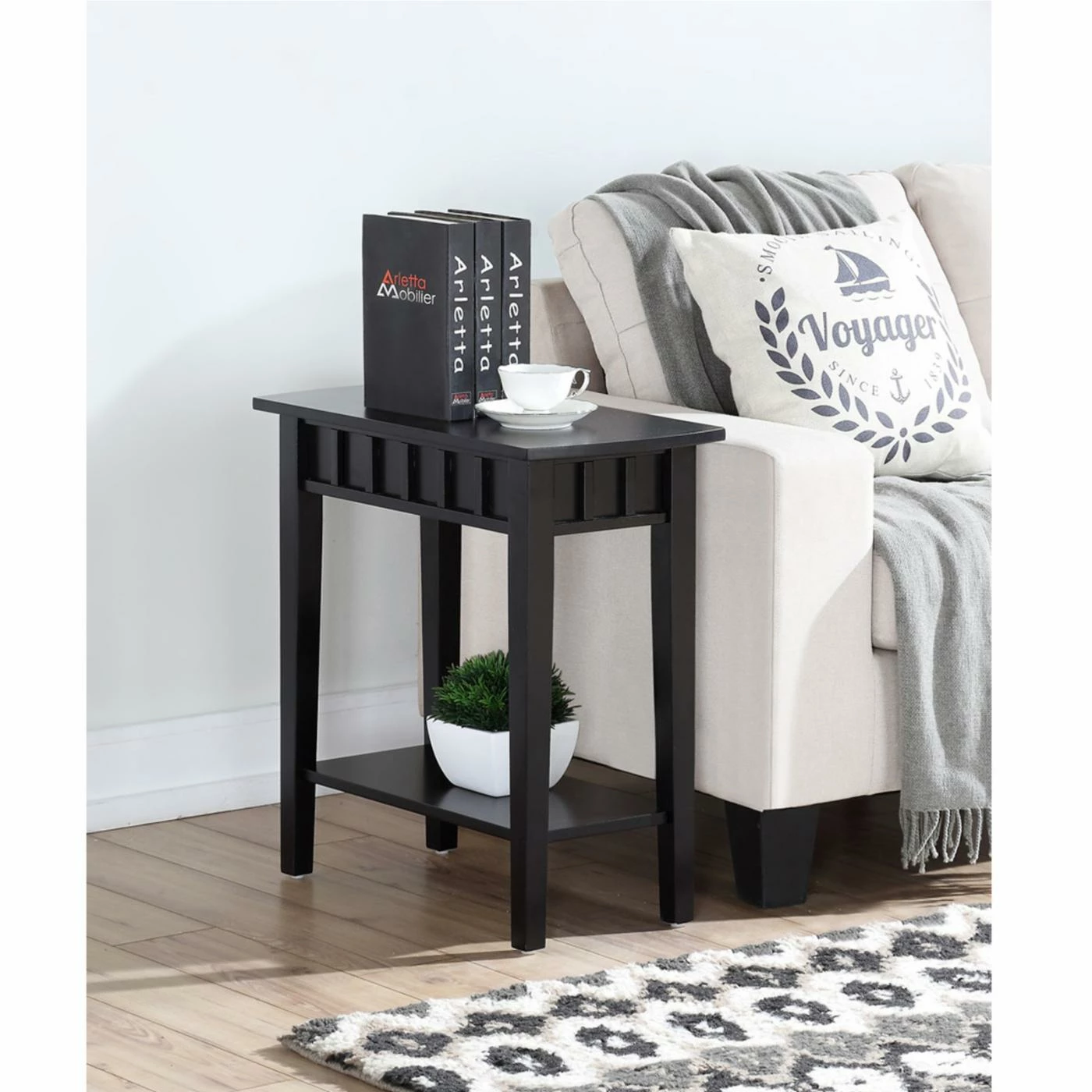 Outlet ๐ Rectangle End Tables & Side Tables Convenience Concepts Dennis End Table ๐ - Image 3