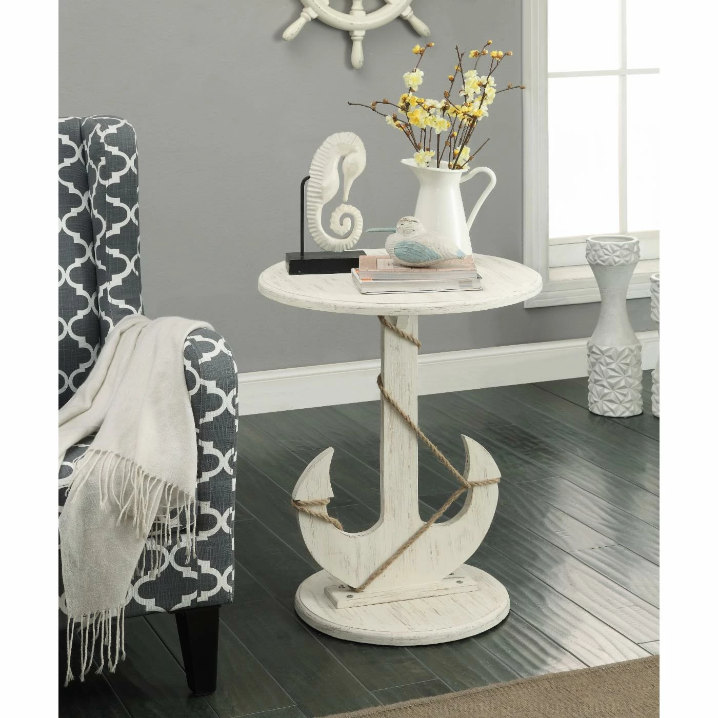Budget 👍 Round End Tables & Side Tables Coast To Coast Sanibel Round End Table 😀 - Image 3