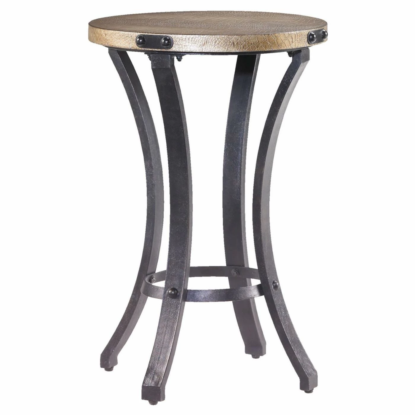 Deals 🎁 Round End Tables & Side Tables Hammary Hidden Treasures Round Metal Accent Table 👏 - Image 3