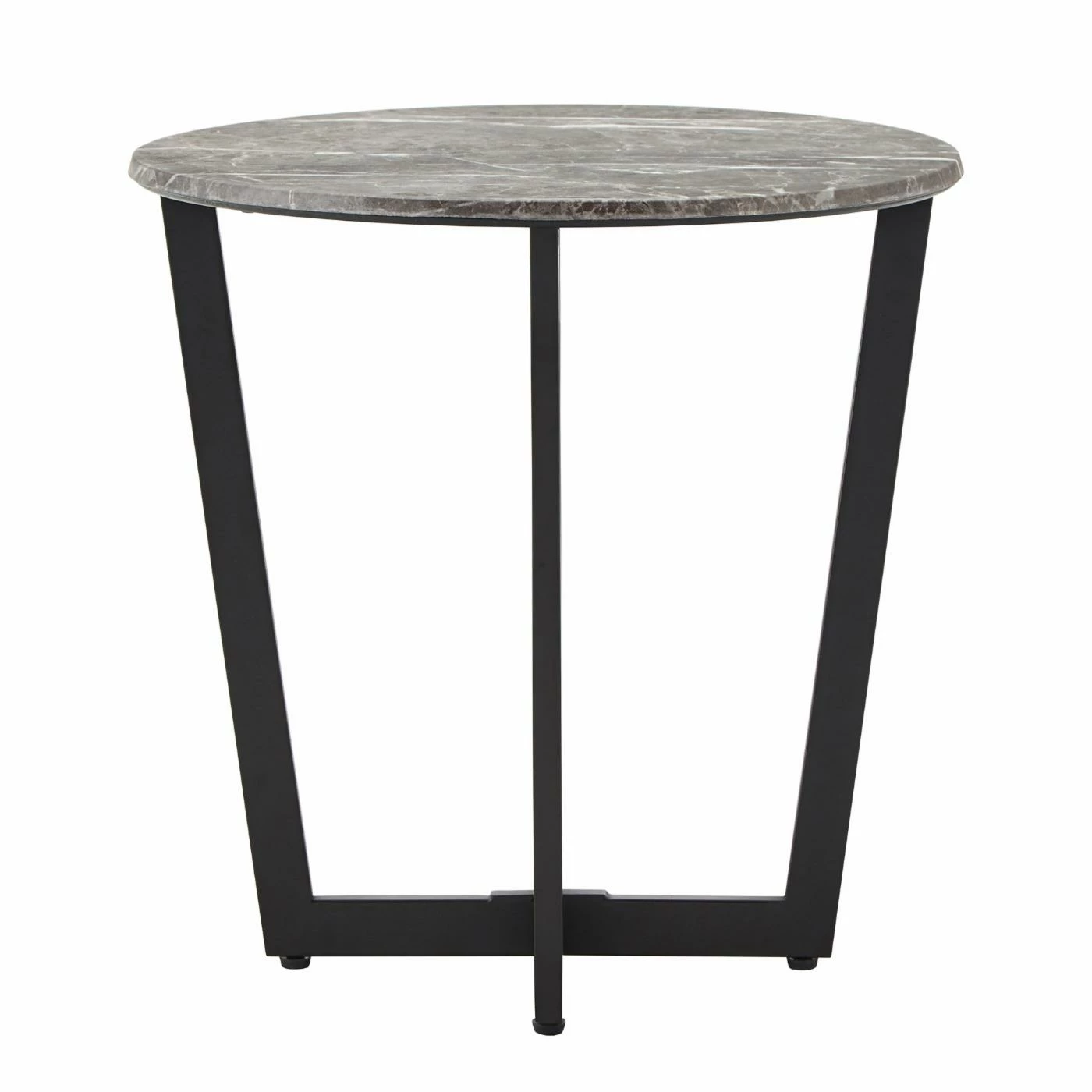 Best Sale π₯ Round End Tables & Side Tables Weston Home Galvin Round Faux Marble End Table π - Image 3