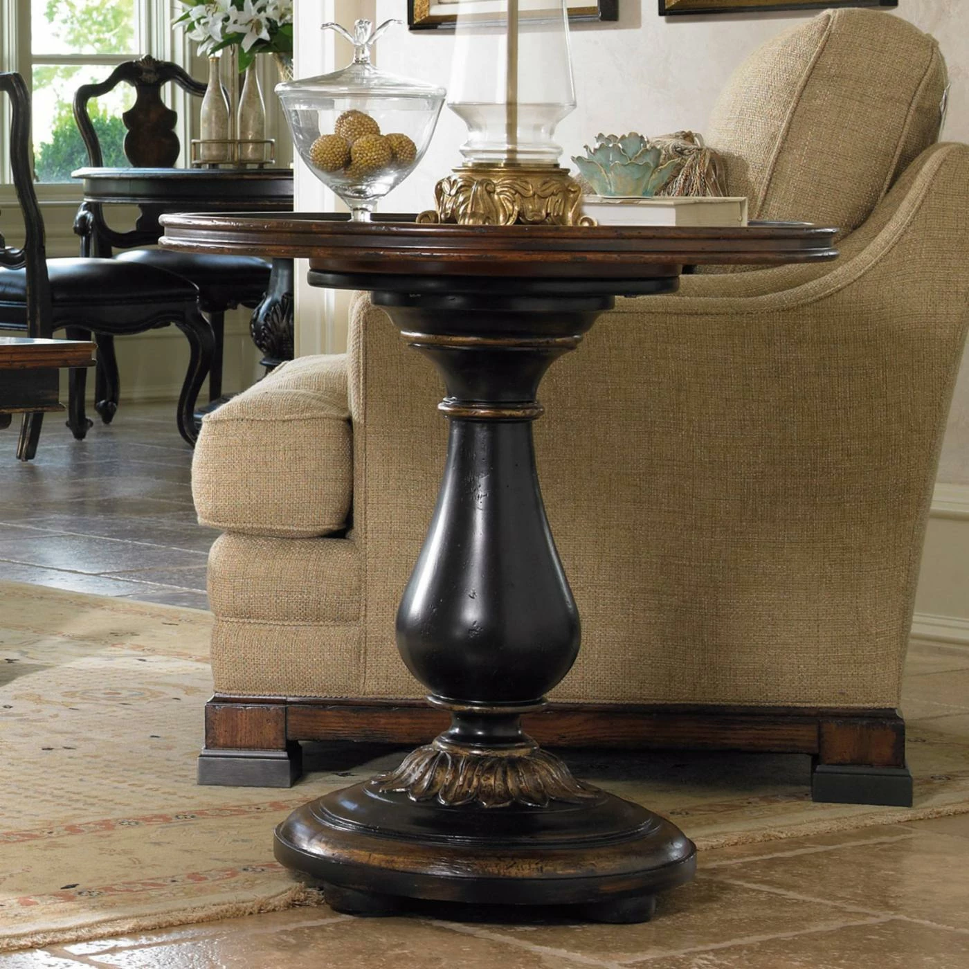 Top 10 ✔️ Round End Tables & Side Tables Hooker Furniture Grandover Round Accent Table ⌛ - Image 3