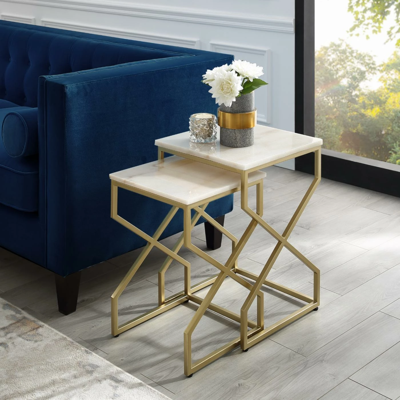 Best reviews of 👏 Square End Tables & Side Tables Inspired Home Raquel End Table - Set Of 2 ❤️ - Image 3