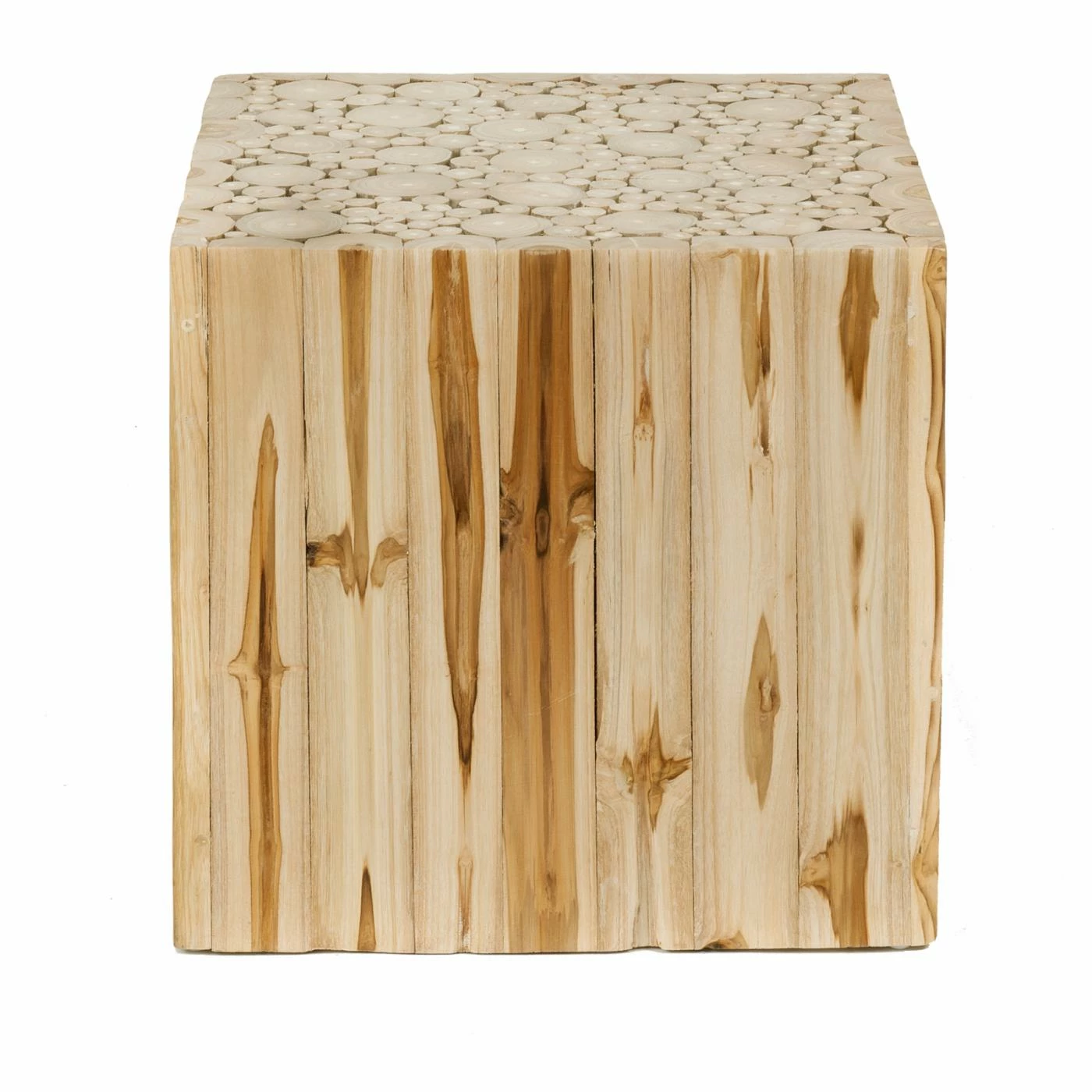 Discount ๐งจ Square End Tables & Side Tables East At Main Merrill Teakwood Square Accent Table โญ - Image 3