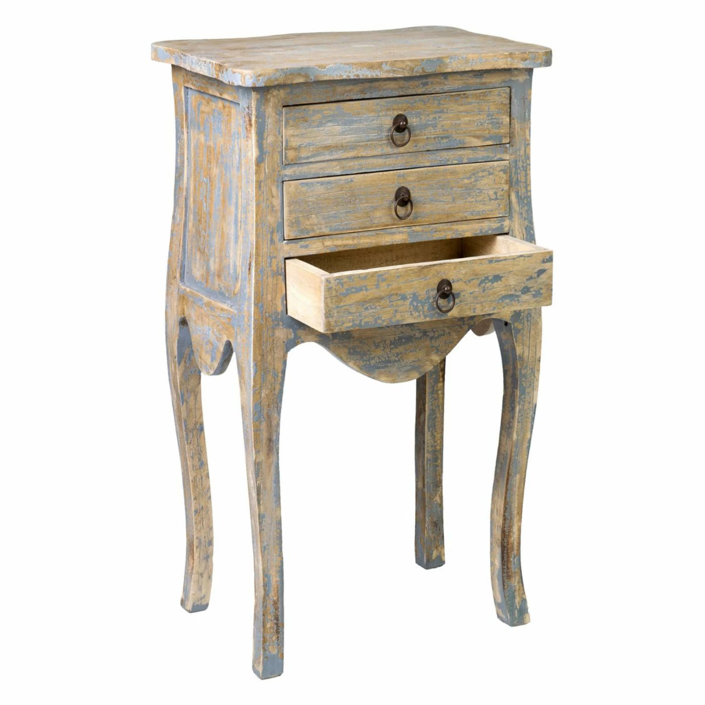 Flash Sale π Rectangle End Tables & Side Tables East At Main Maricopa 3 Drawer Accent End Table β - Image 3