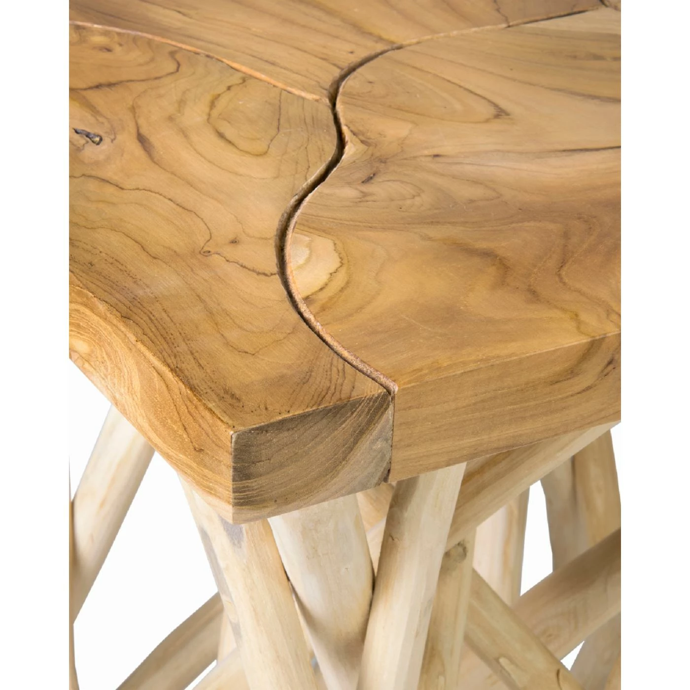 Wholesale 👏 Square End Tables & Side Tables East At Main Miko Teak Accent Table 👏 - Image 3