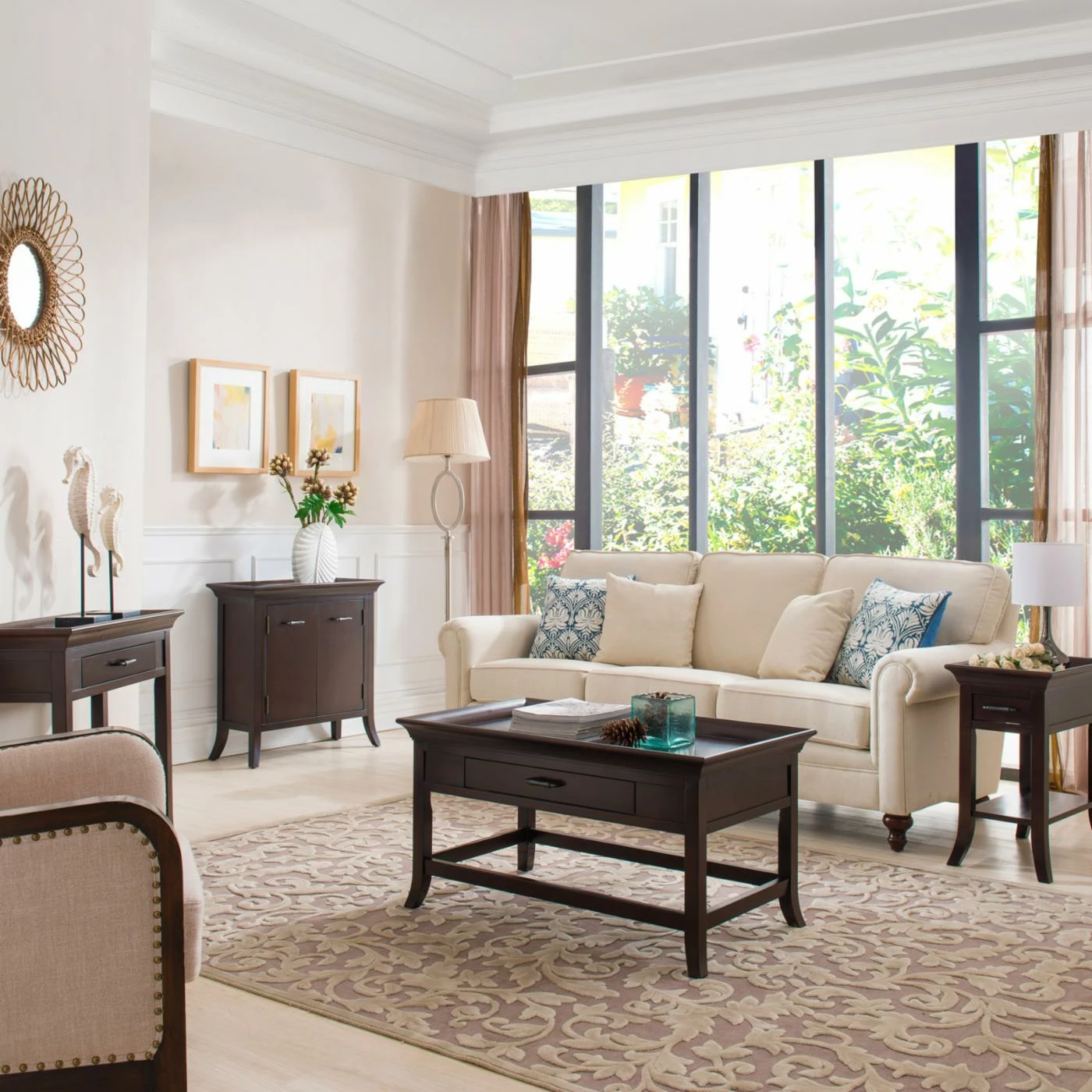 Best reviews of 𧨠Rectangle End Tables & Side Tables Leick Home Tray Edge End Table π - Image 3