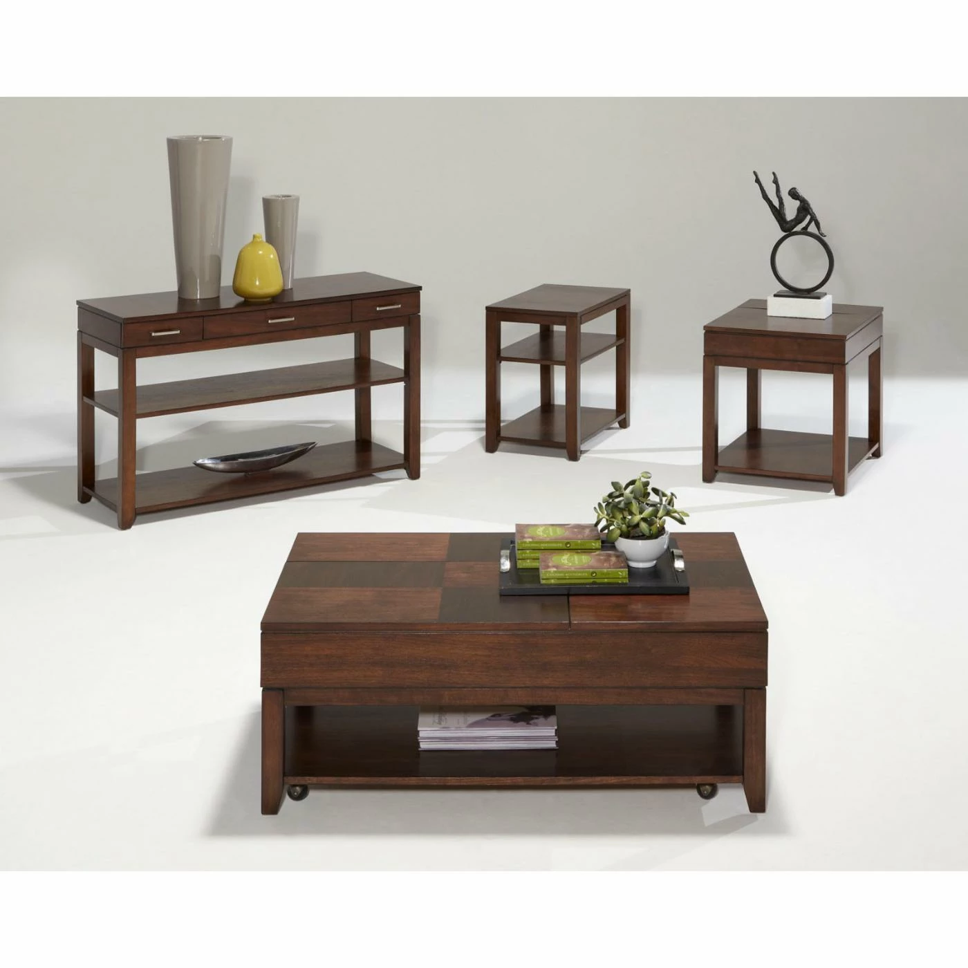 Best Sale π Rectangle End Tables & Side Tables Progressive Furniture Daytona End Table π - Image 3