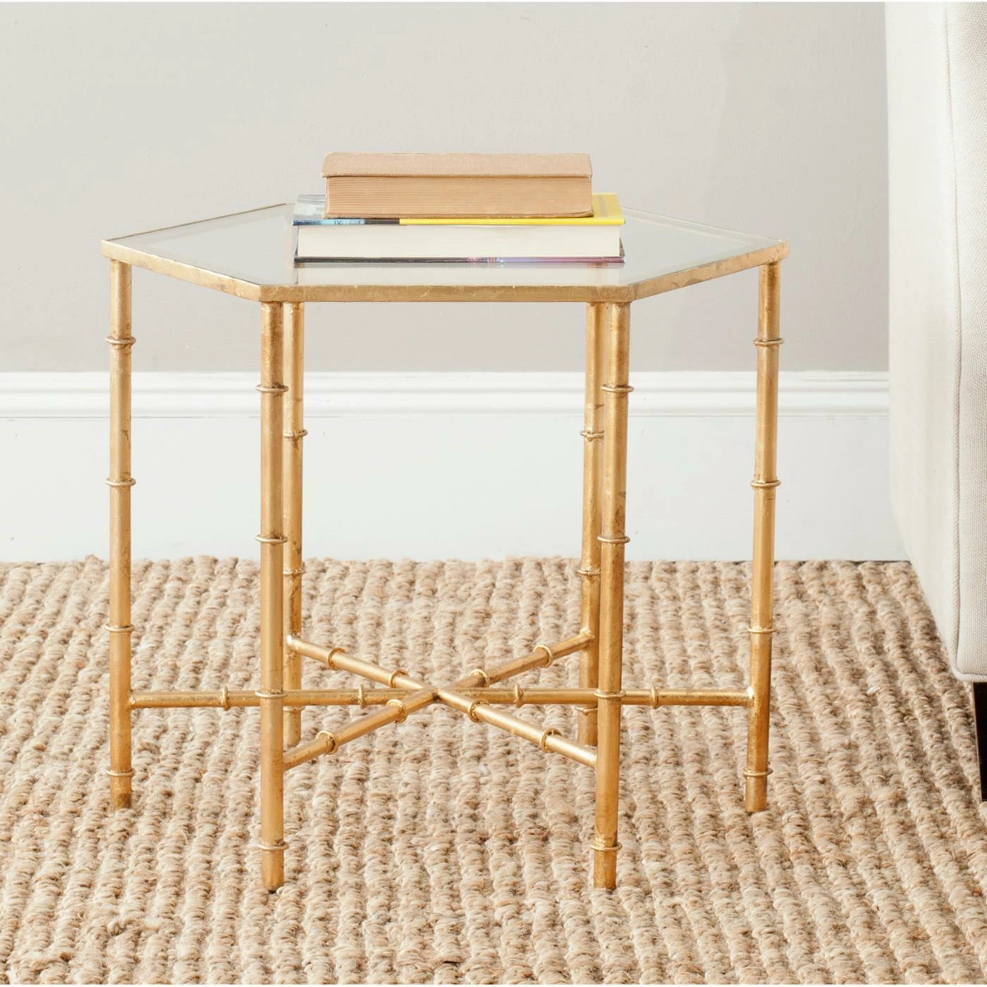 Brand new π Other Shapes - End Tables & Side Tables Safavieh Kerri Accent Table - Gold π₯° - Image 3