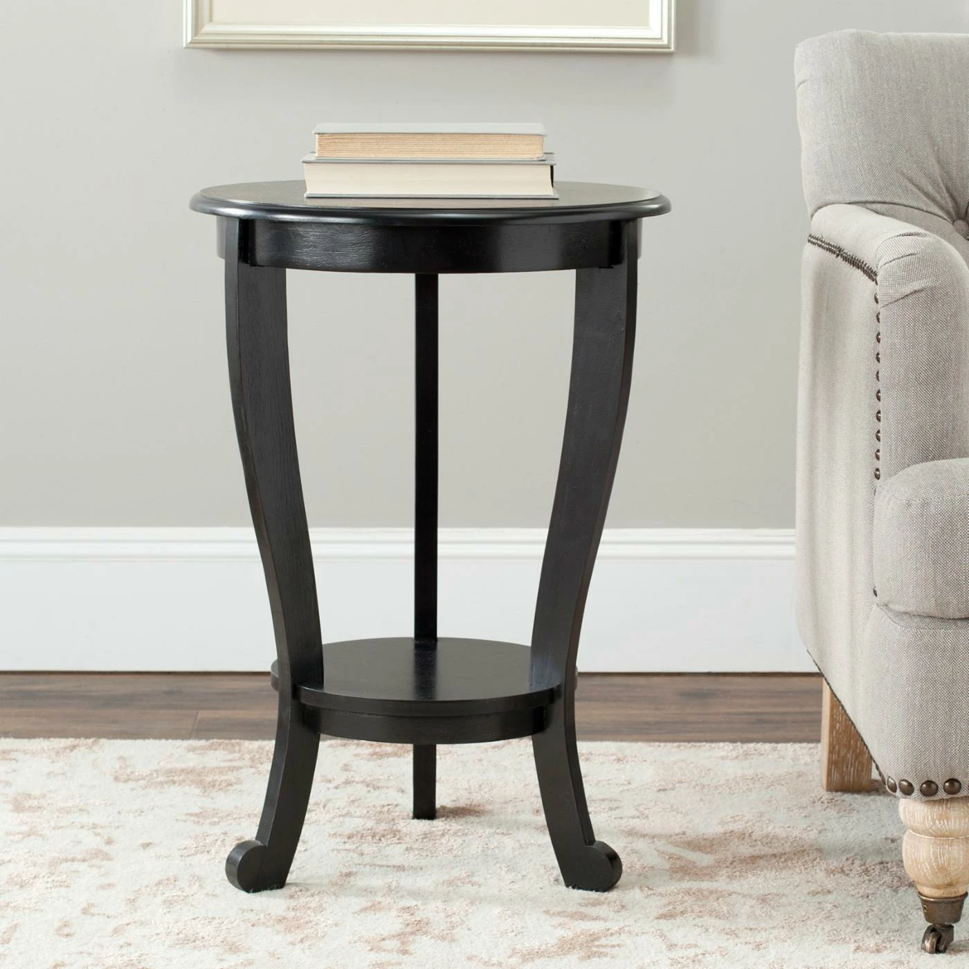 Buy π Round End Tables & Side Tables Safavieh Mary Pedestal Side Table π - Image 3