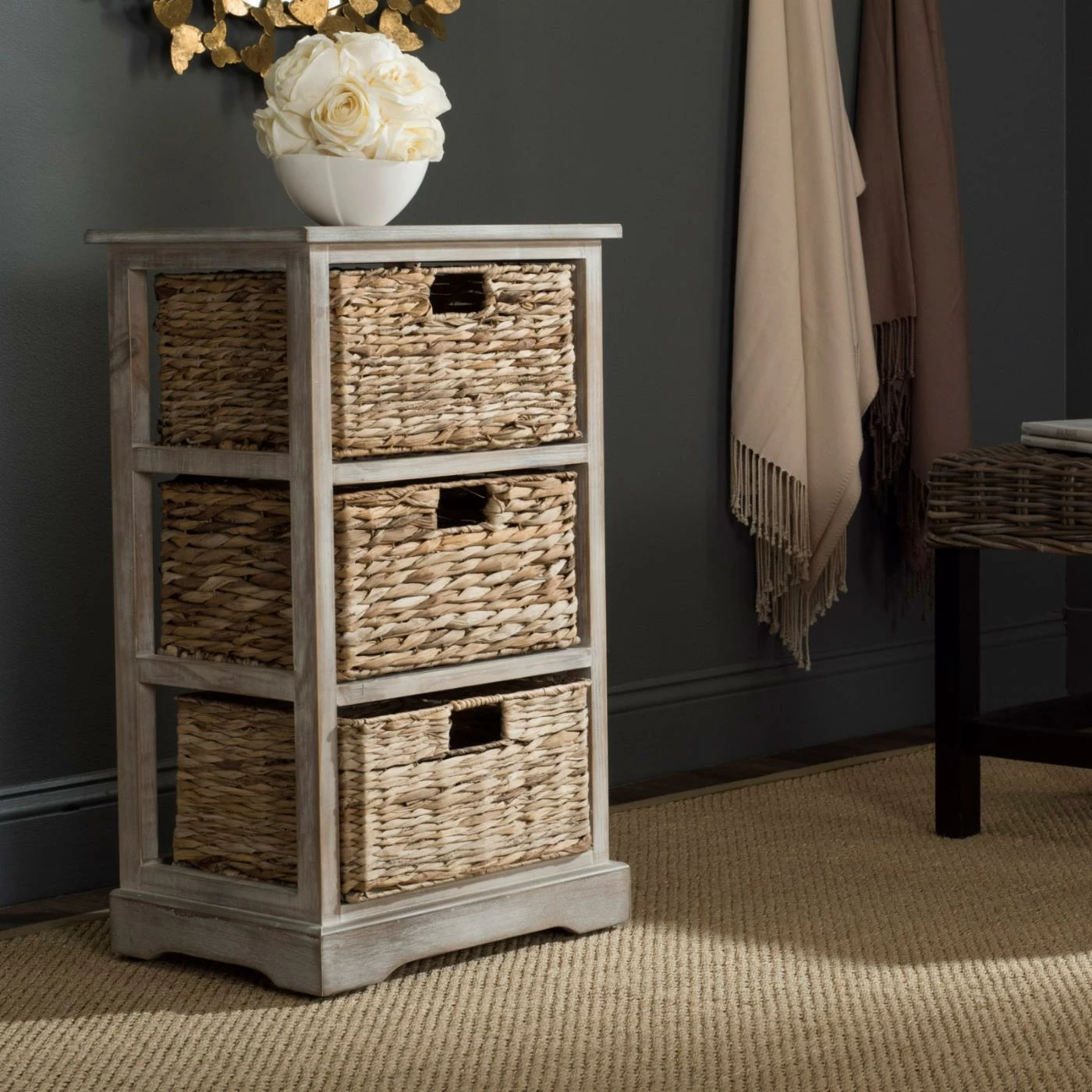 Flash Sale π Rectangle End Tables & Side Tables Safavieh Halle Storage Side Table π - Image 3